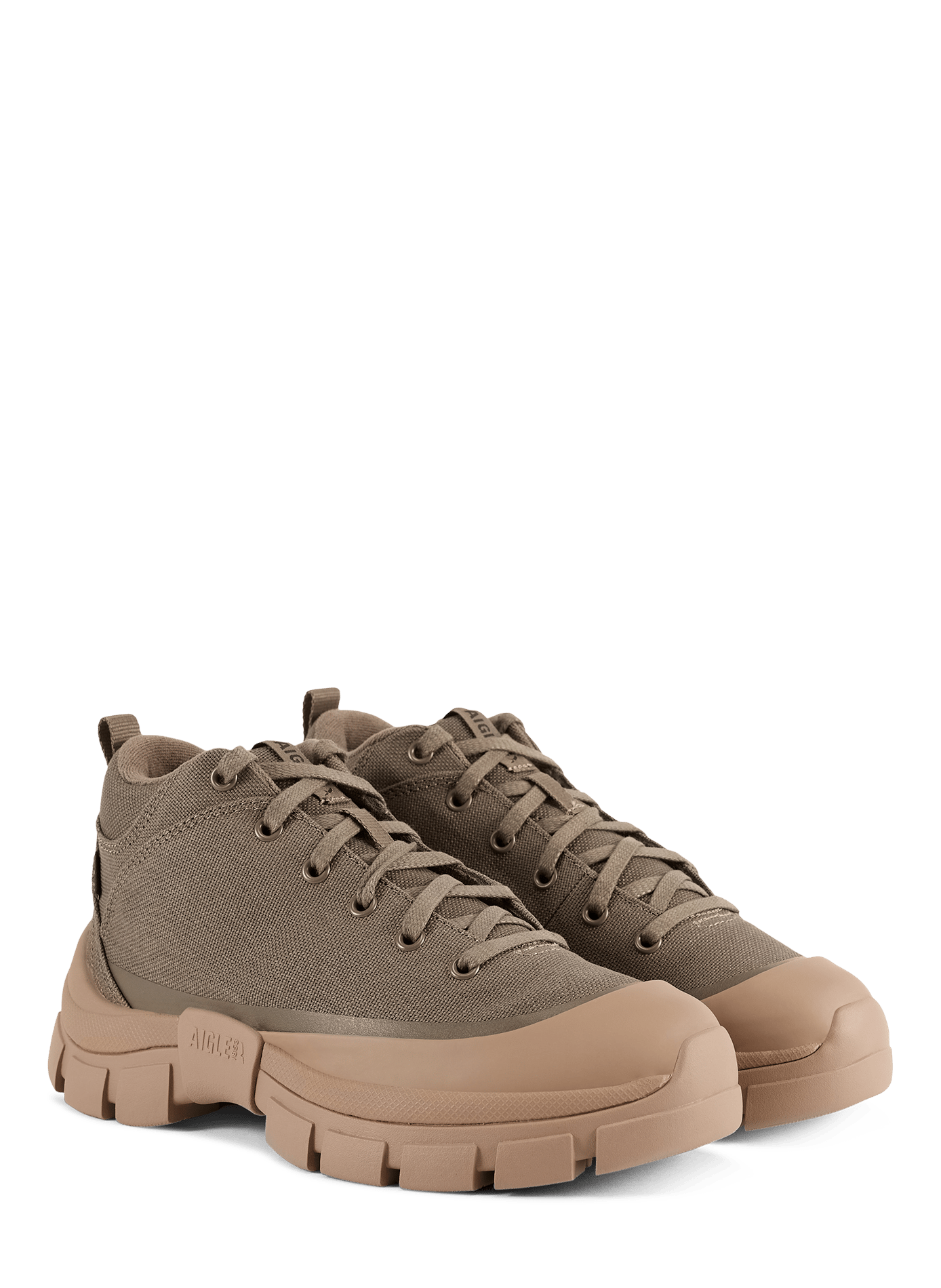 Tenere Icon cotton sneakers AIGLE Brown