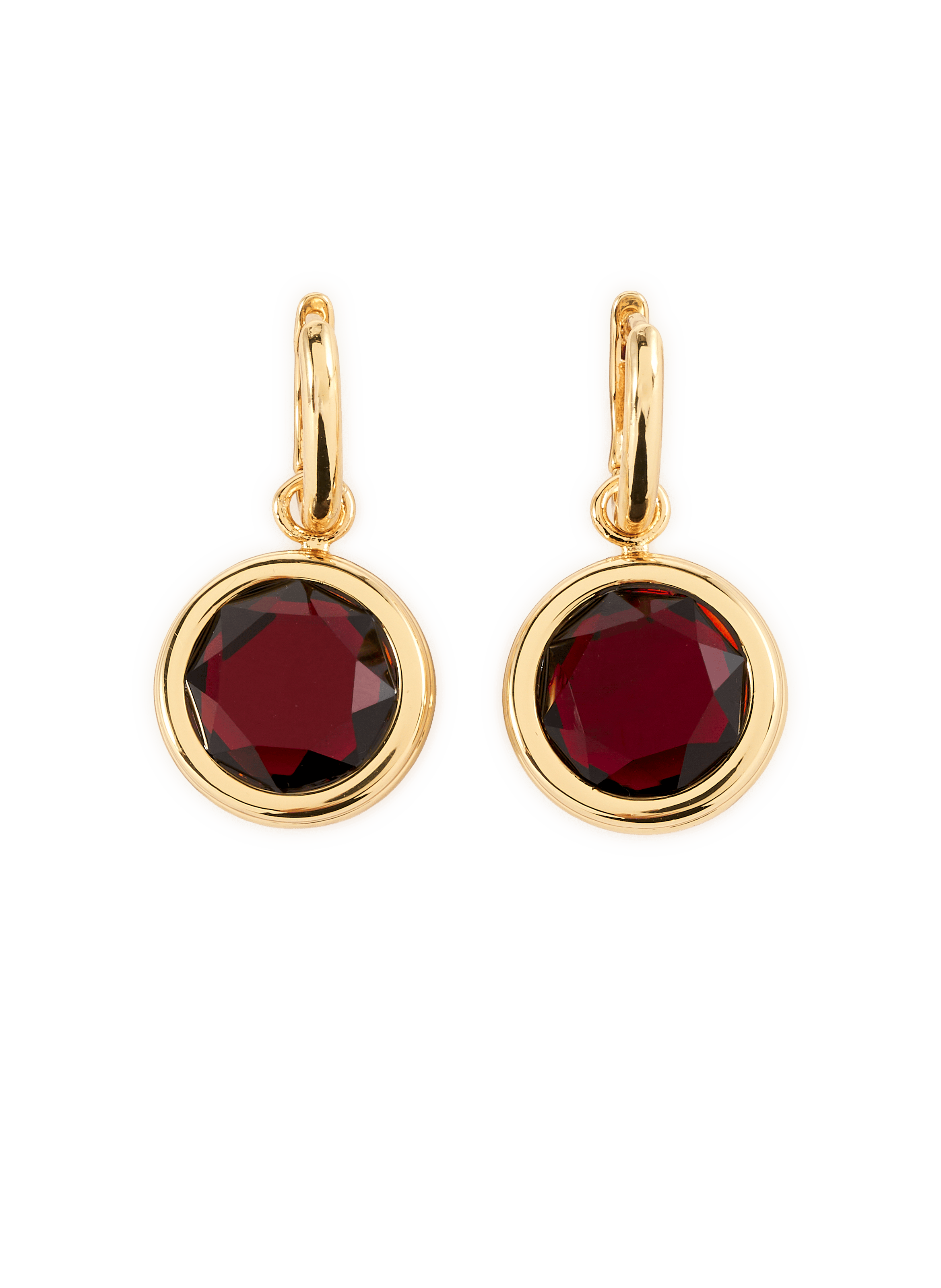 Boucles d'oreilles en laiton mélangé  Marron