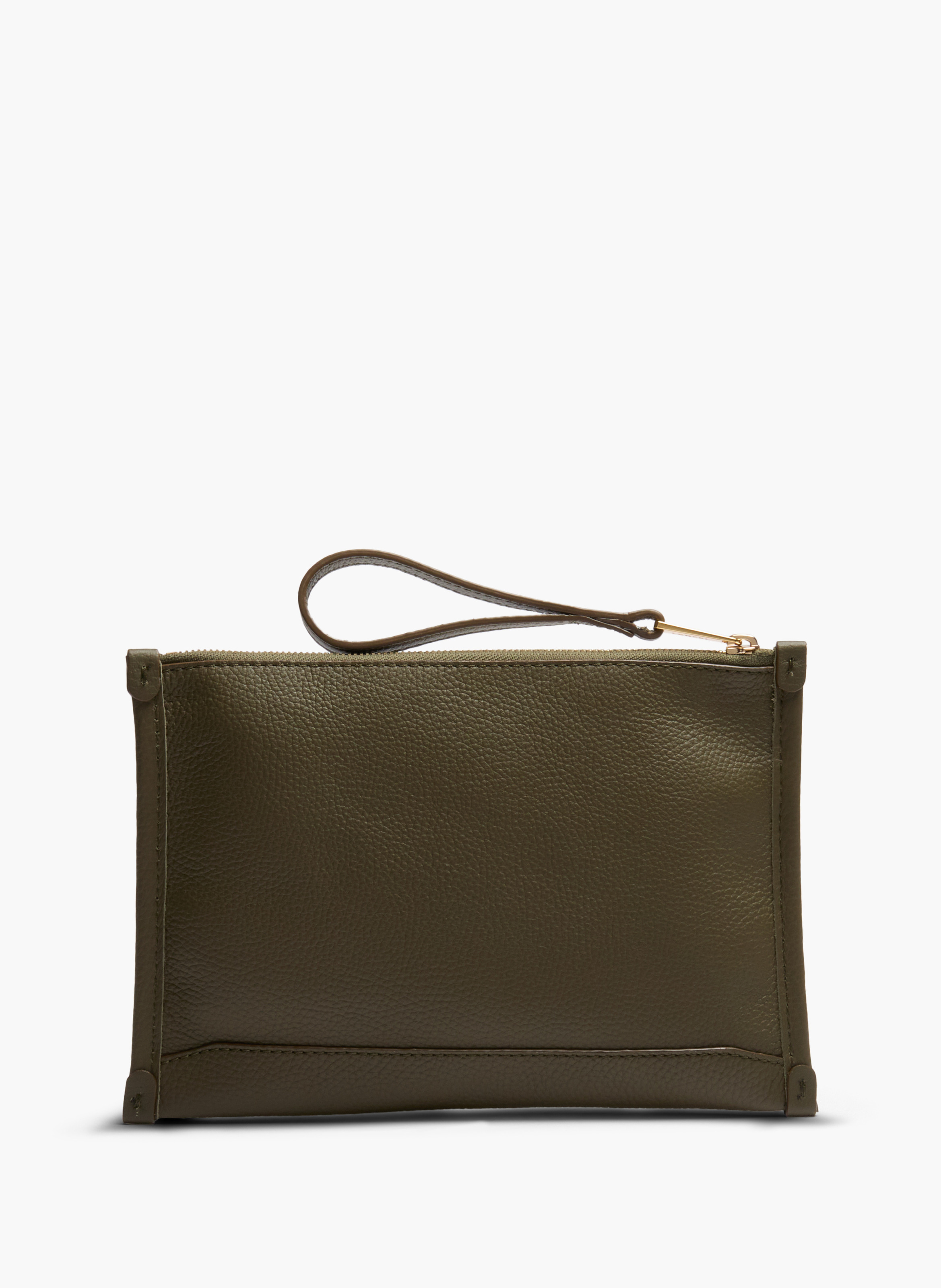 Pochette zippée s avec dragonne jour de lancel en cuir LANCEL Vert