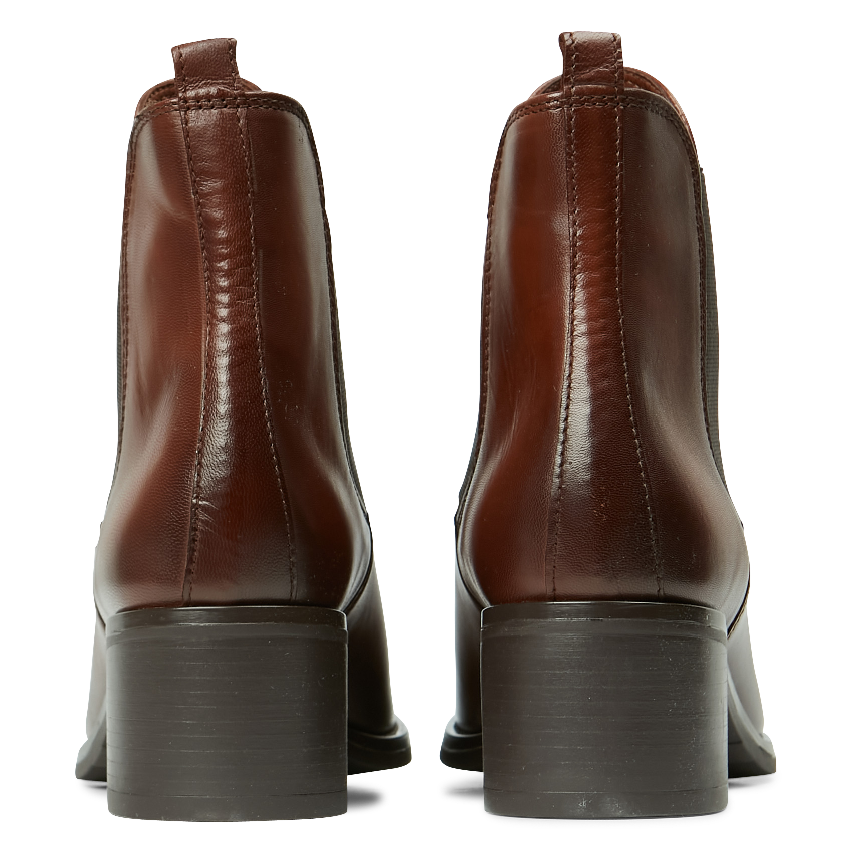 Bottines en cuir calcutto Marron