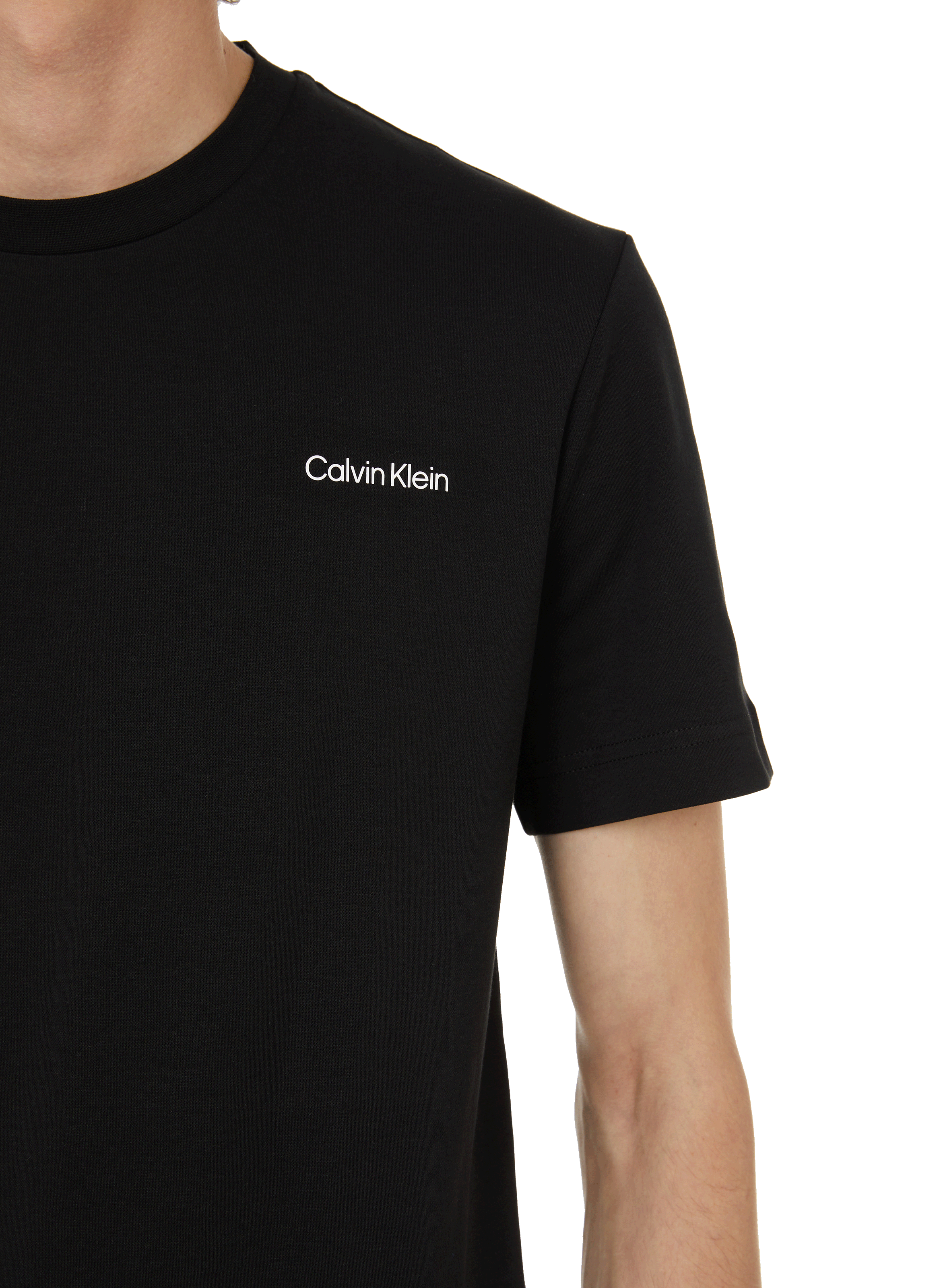 Cotton T-shirt CALVIN KLEIN Black