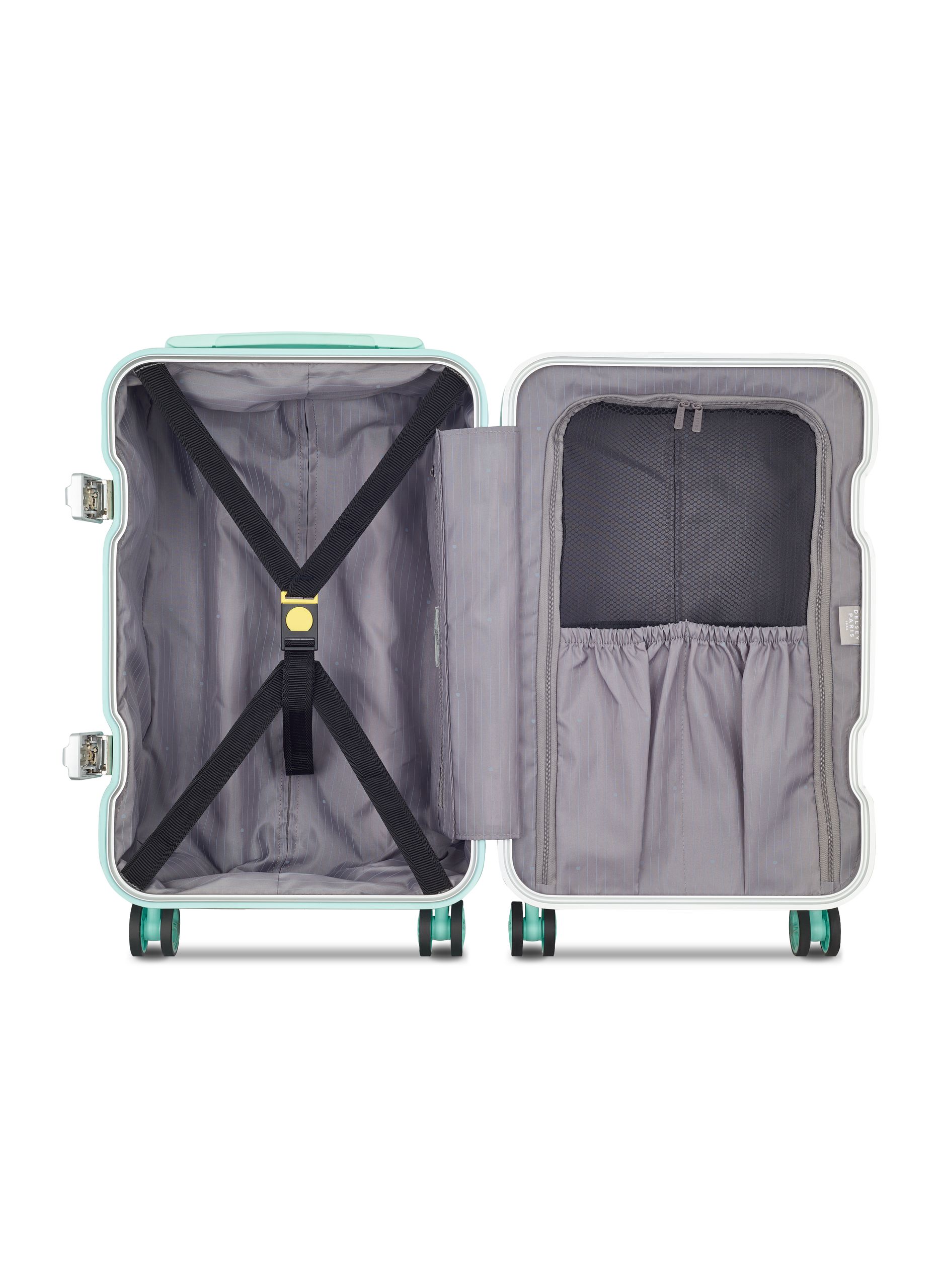 Valise cabine rigide taille s - bastille 2.0 DELSEY PARIS Vert