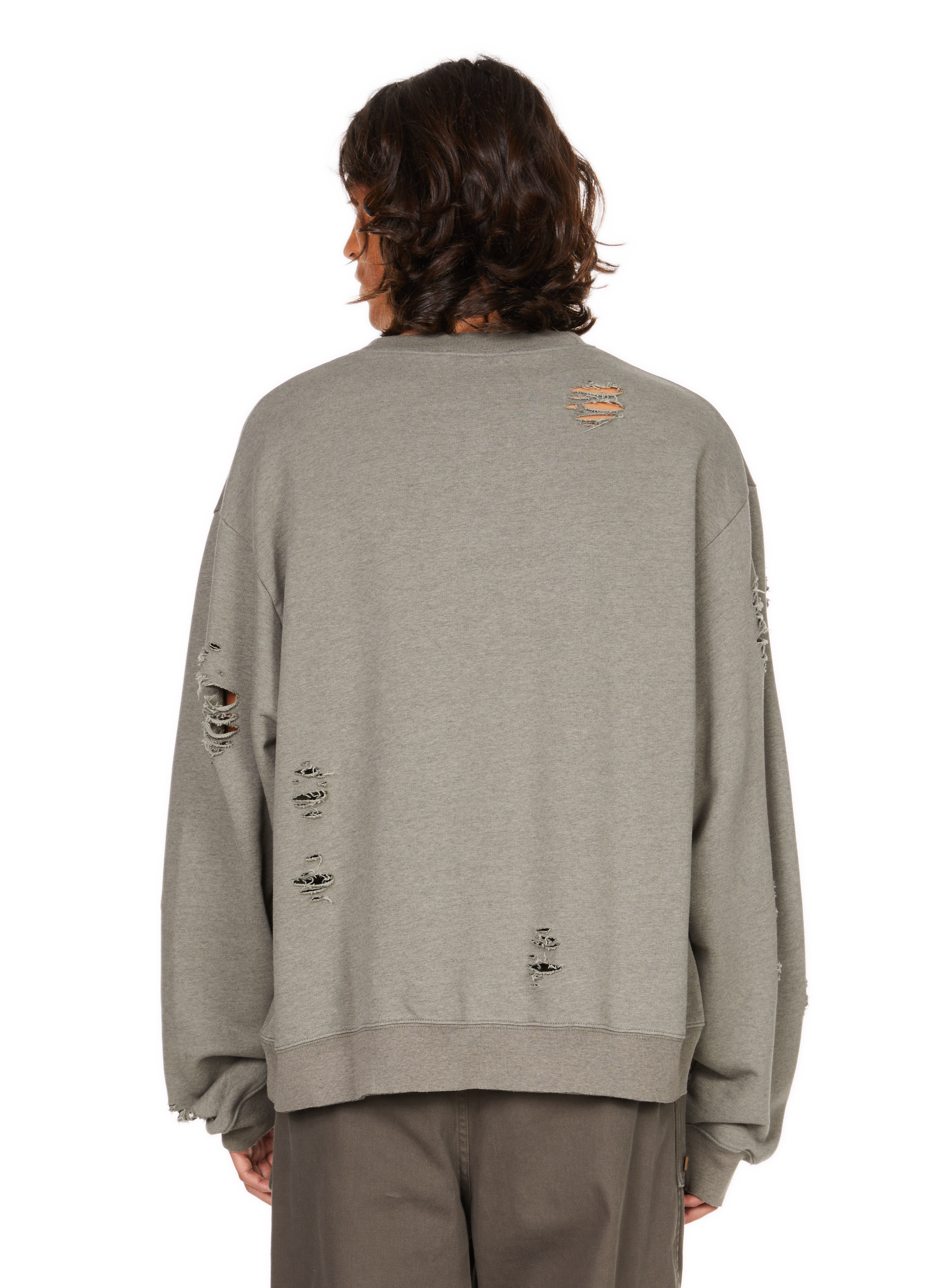 Sweatshirt en coton ACNE STUDIOS Vert