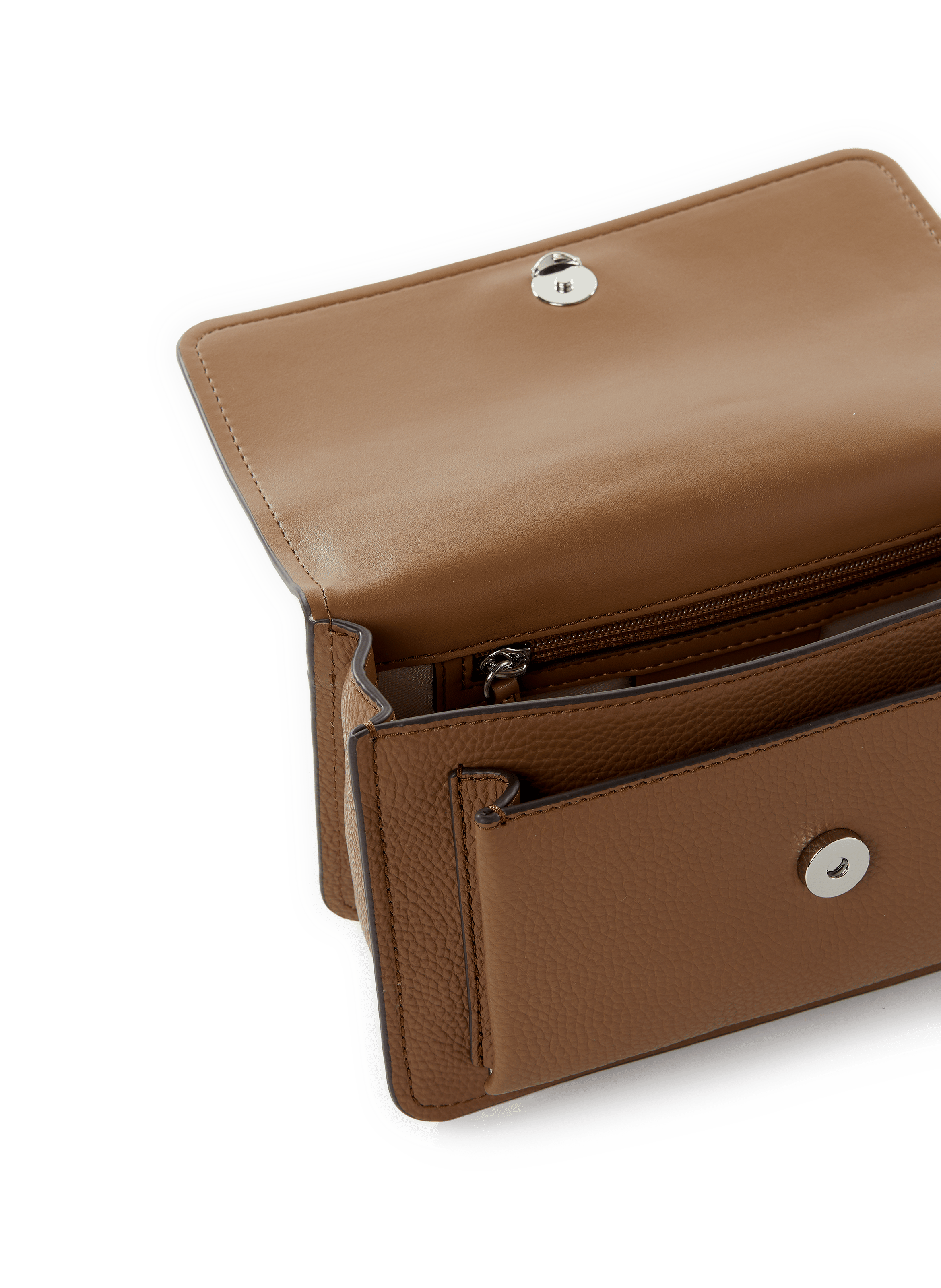 Cowhide leather handbag MICHAEL KORS Brown