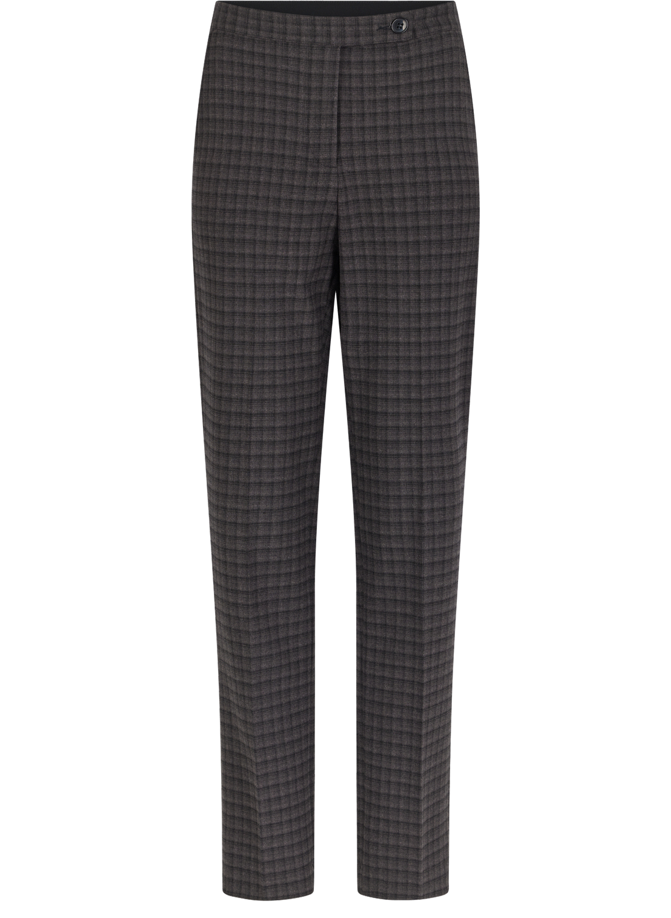 Pantalon ajusté à carreaux - noelie GERARD DAREL Gris