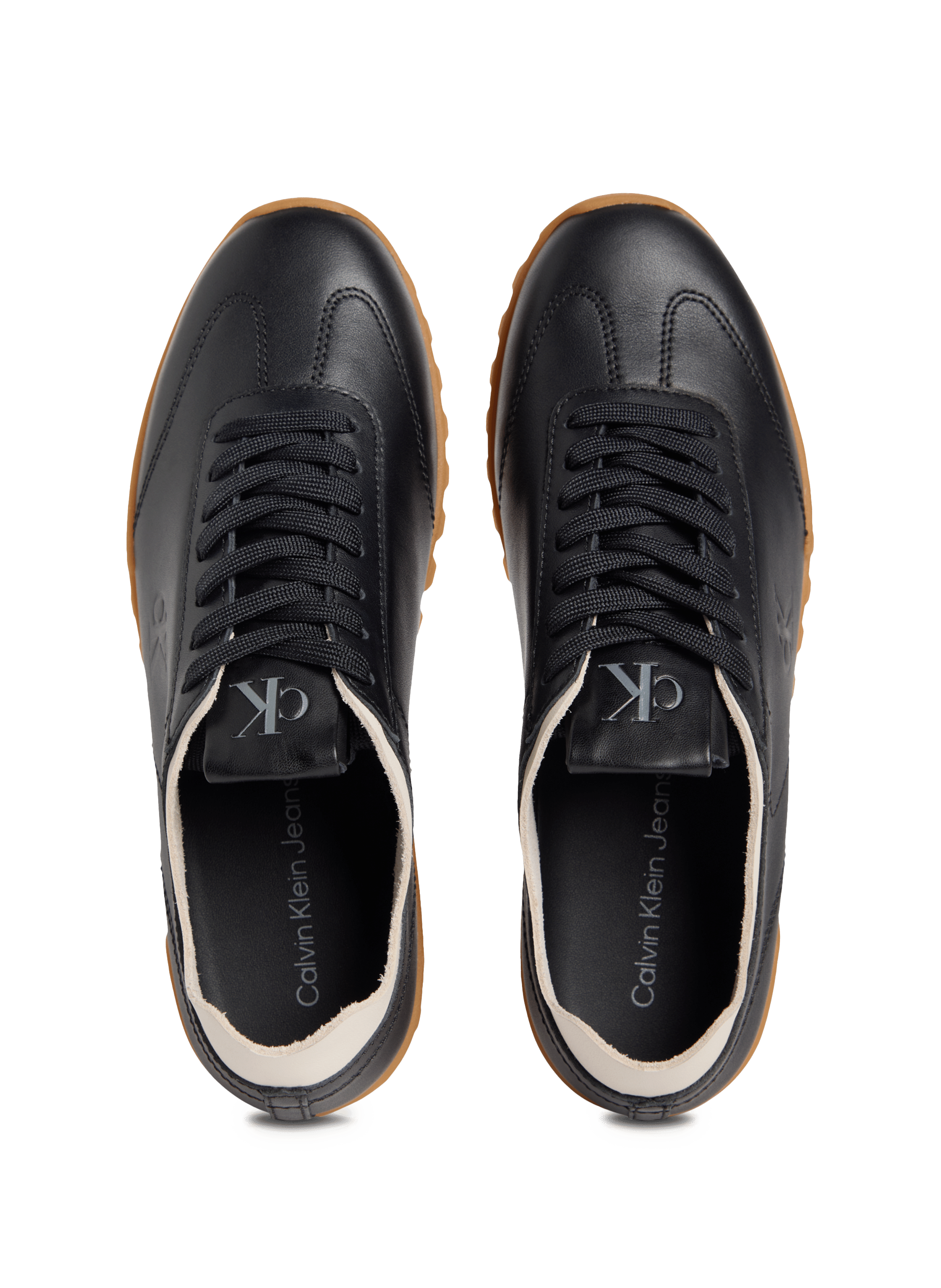 Baskets en cuir CALVIN KLEIN Noir