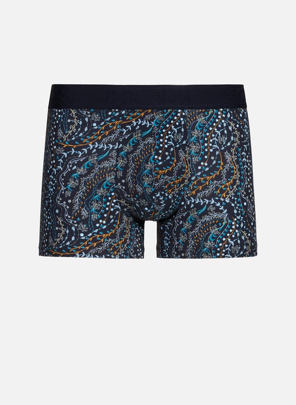 Patterned Boxer Shorts Blue by HOM HOM Patterned Boxer Shorts Blue