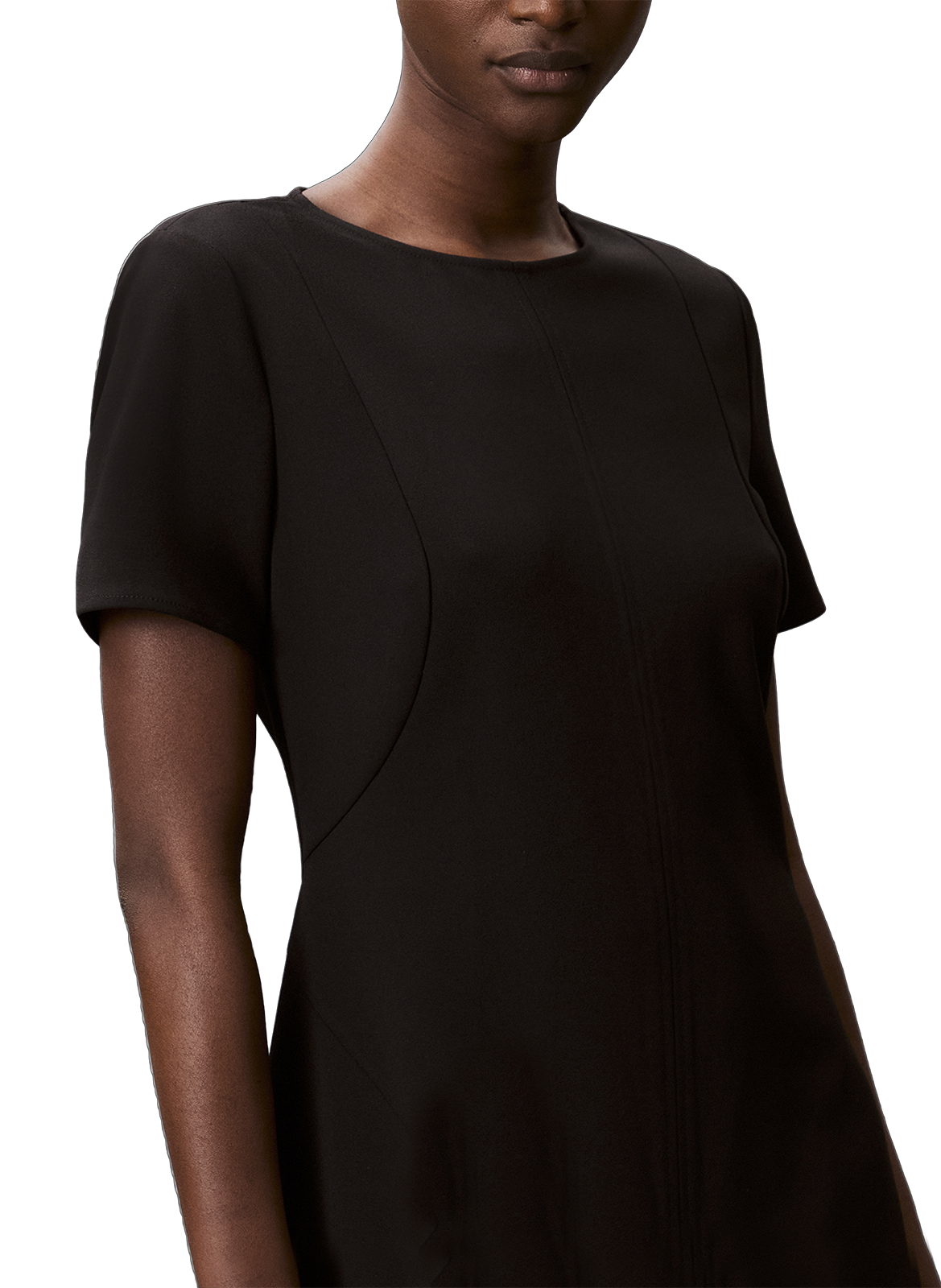 Flared mini dress CALVIN KLEIN Black