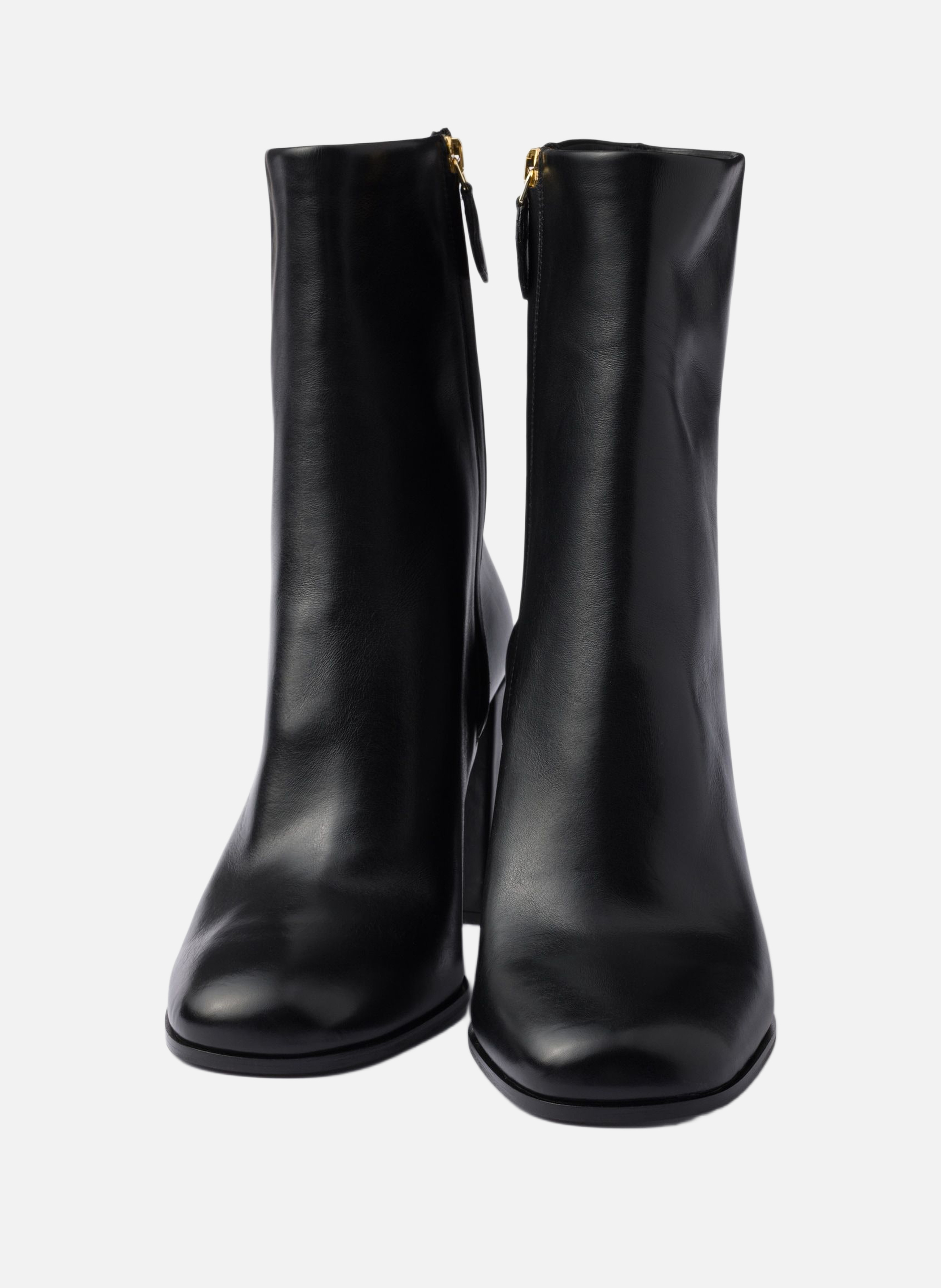 Bottines en cuir PRADA Noir