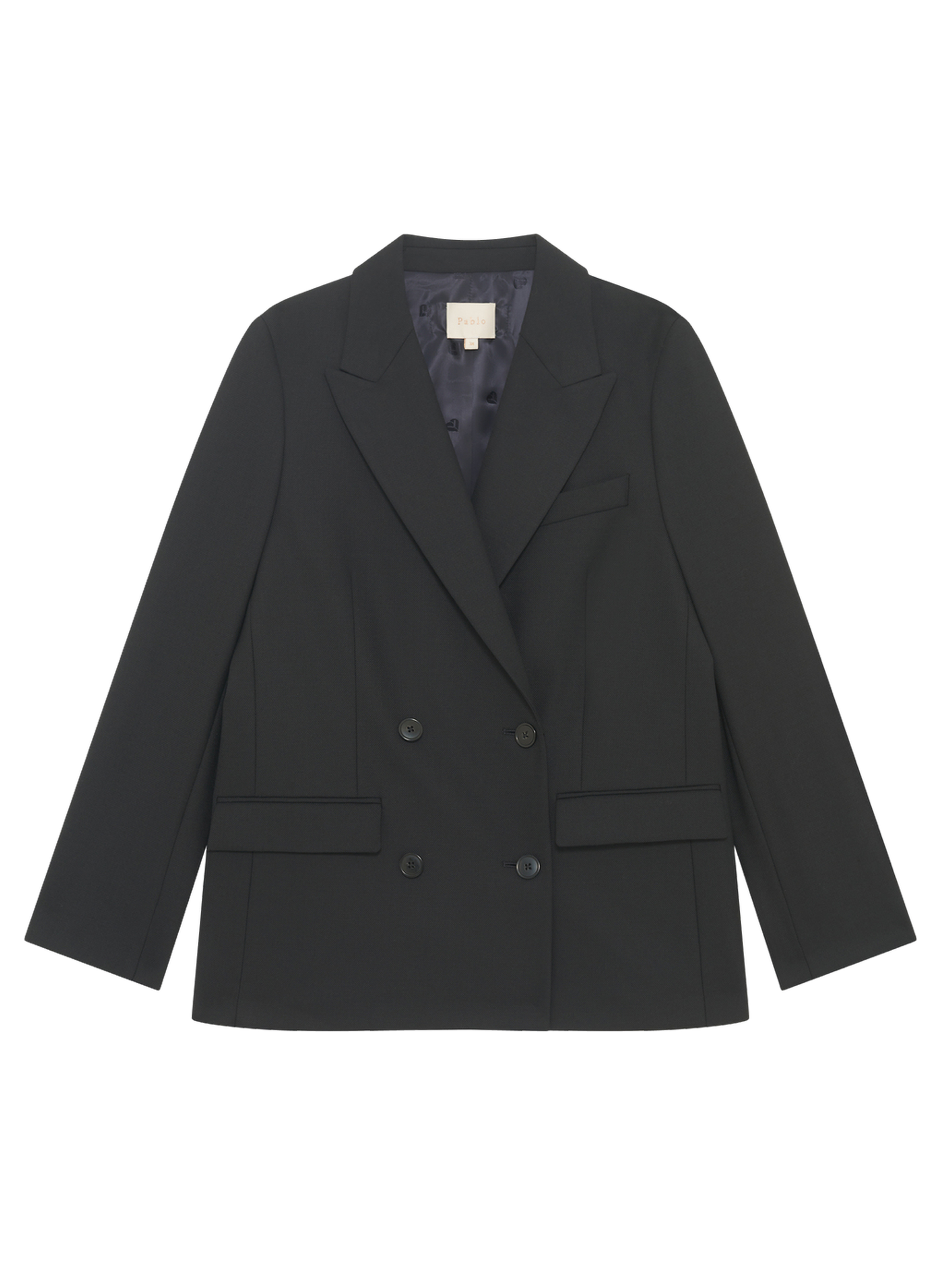 Blazer croisé - noria PABLO Noir