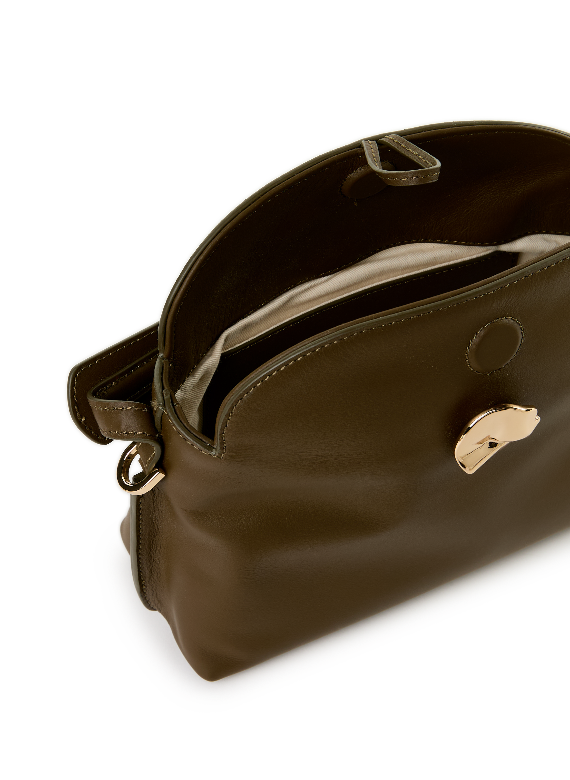 Sac à main Hanna Mini en cuir FLATTERED Vert