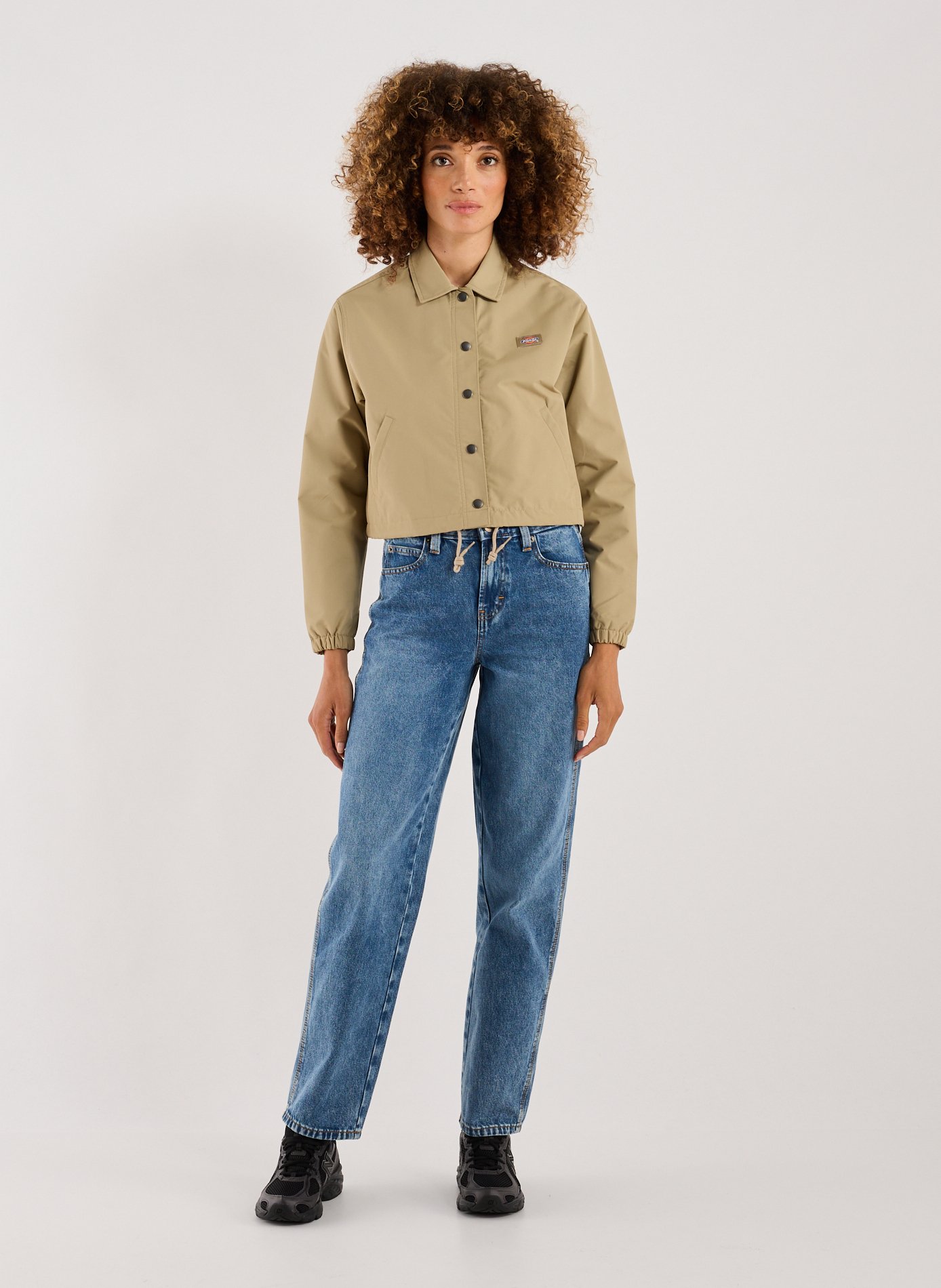 Jeans droit en coton DICKIES Bleu