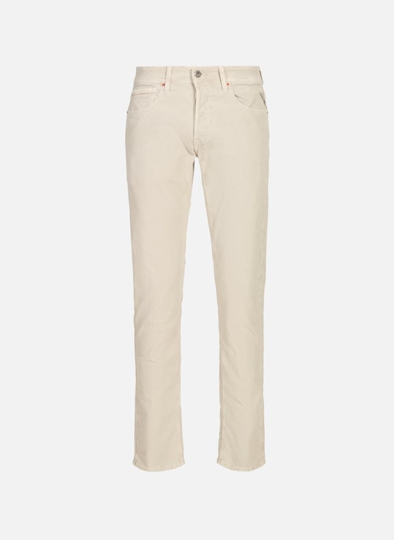 Ribbed trousers Beige by REPLAY REPLAY Ribbed trousers Beige