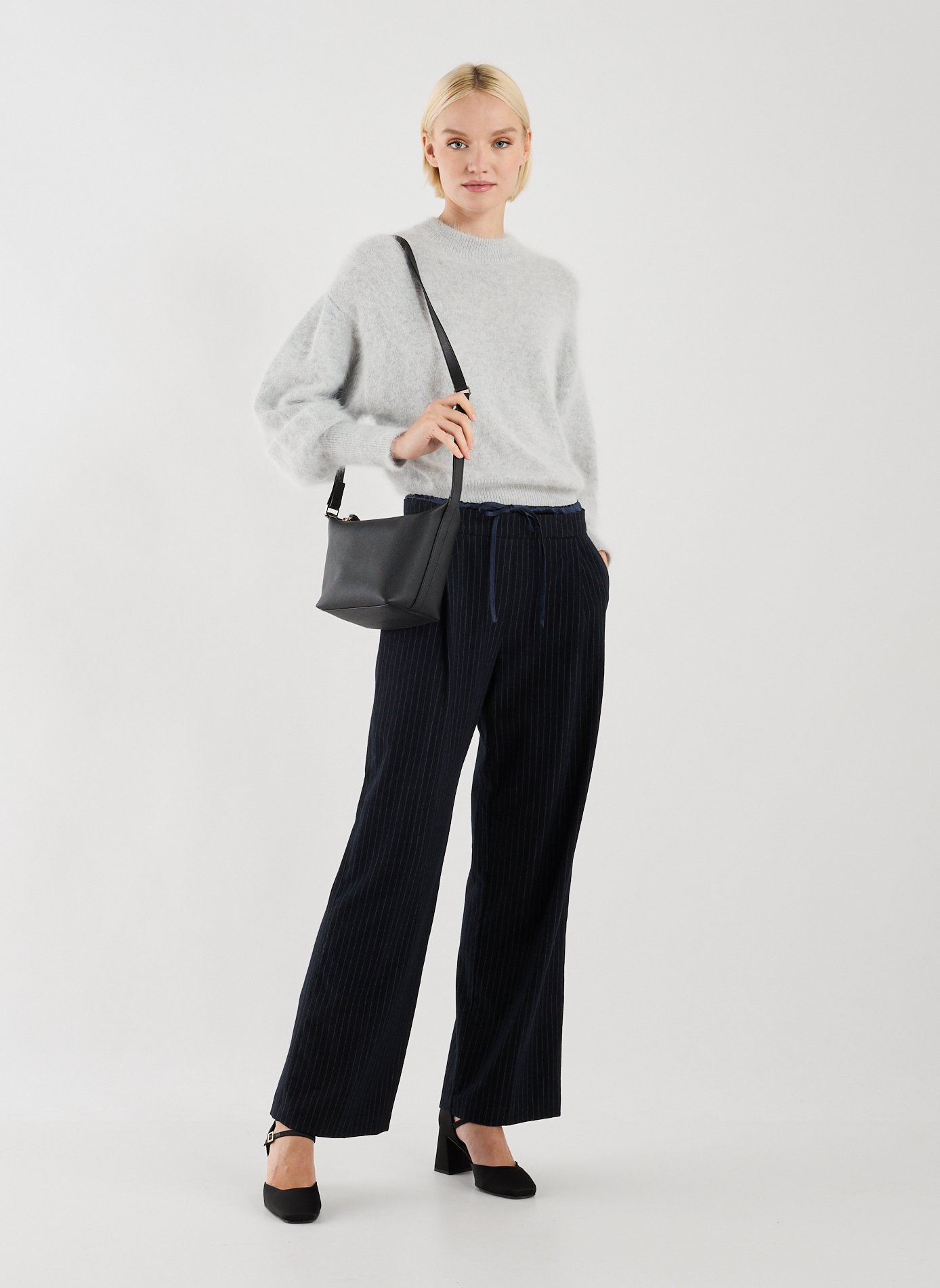 Pantalon ample rayé BELLEROSE Bleu