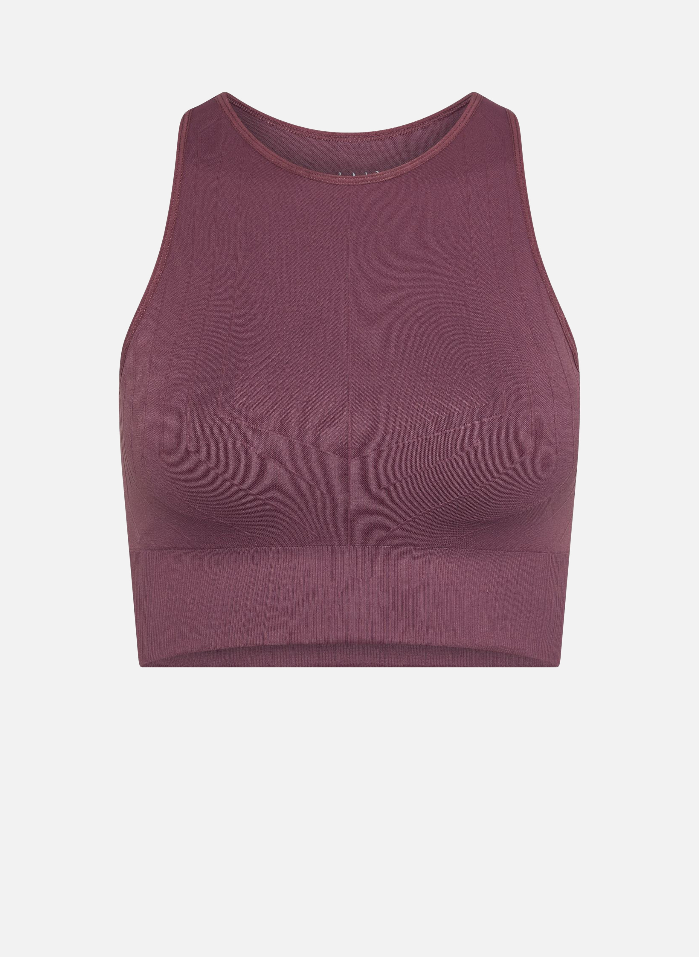 BORN LIVING YOGA Brassière de sport seamless fixation moyenne nawal Rose