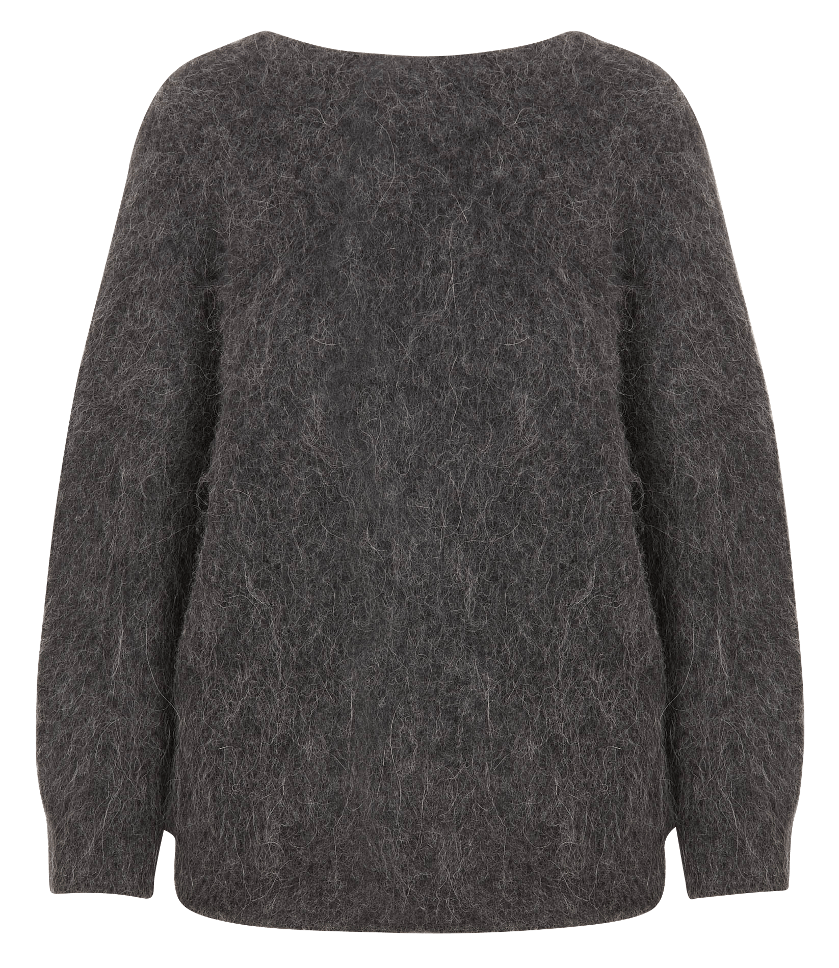 Pull col v en laine mélangé fill BA&SH Noir