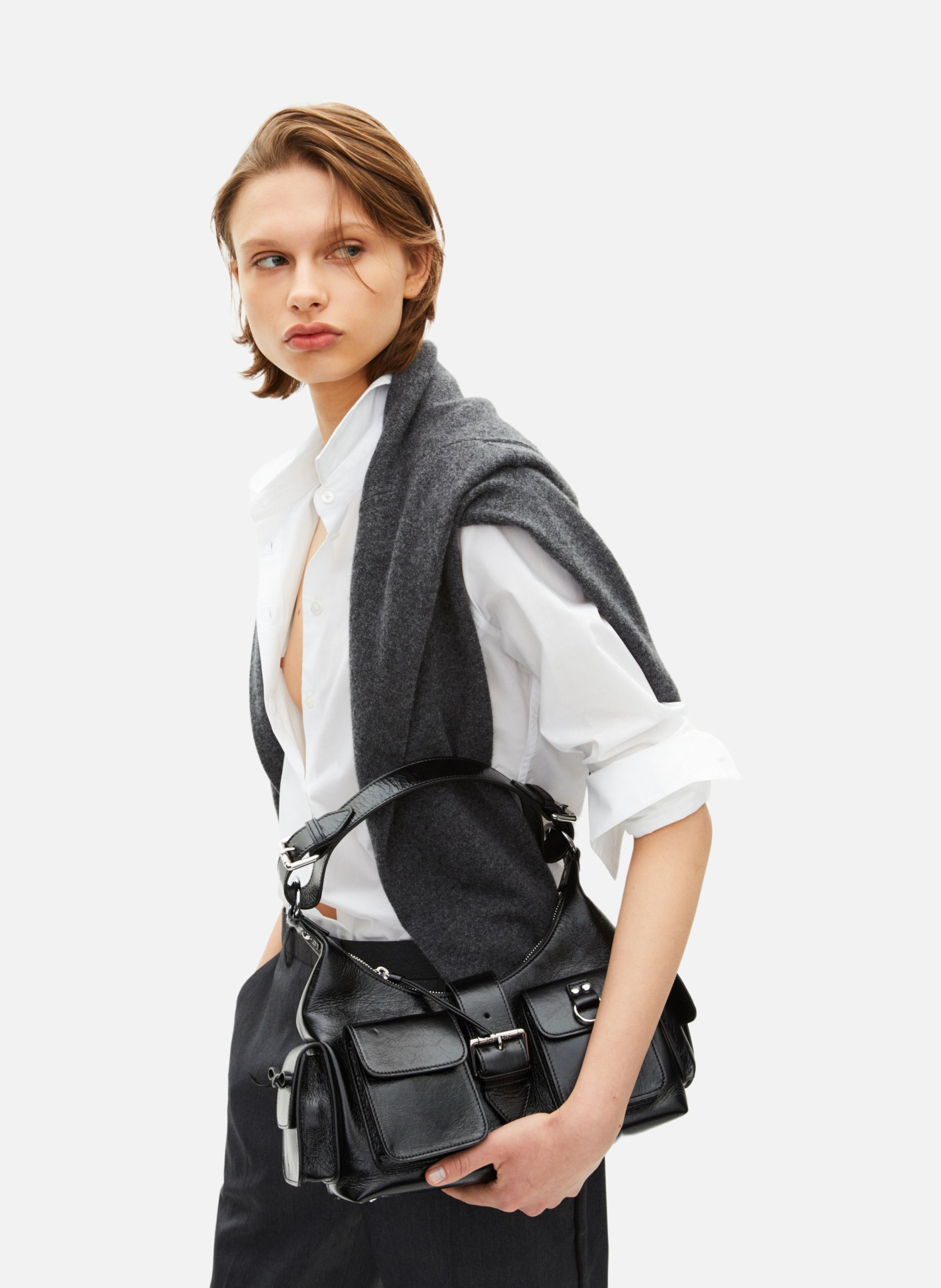 Pantalon droit THE KOOPLES Gris