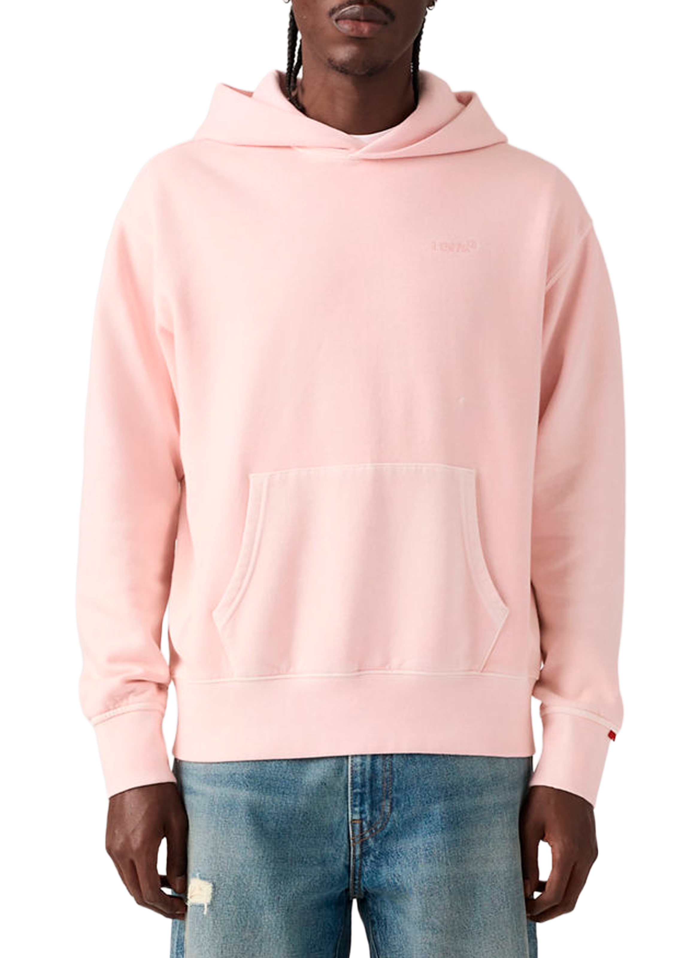 Authentic Hooded Sweatshirt in Blended Cotton LEVI'S Pink