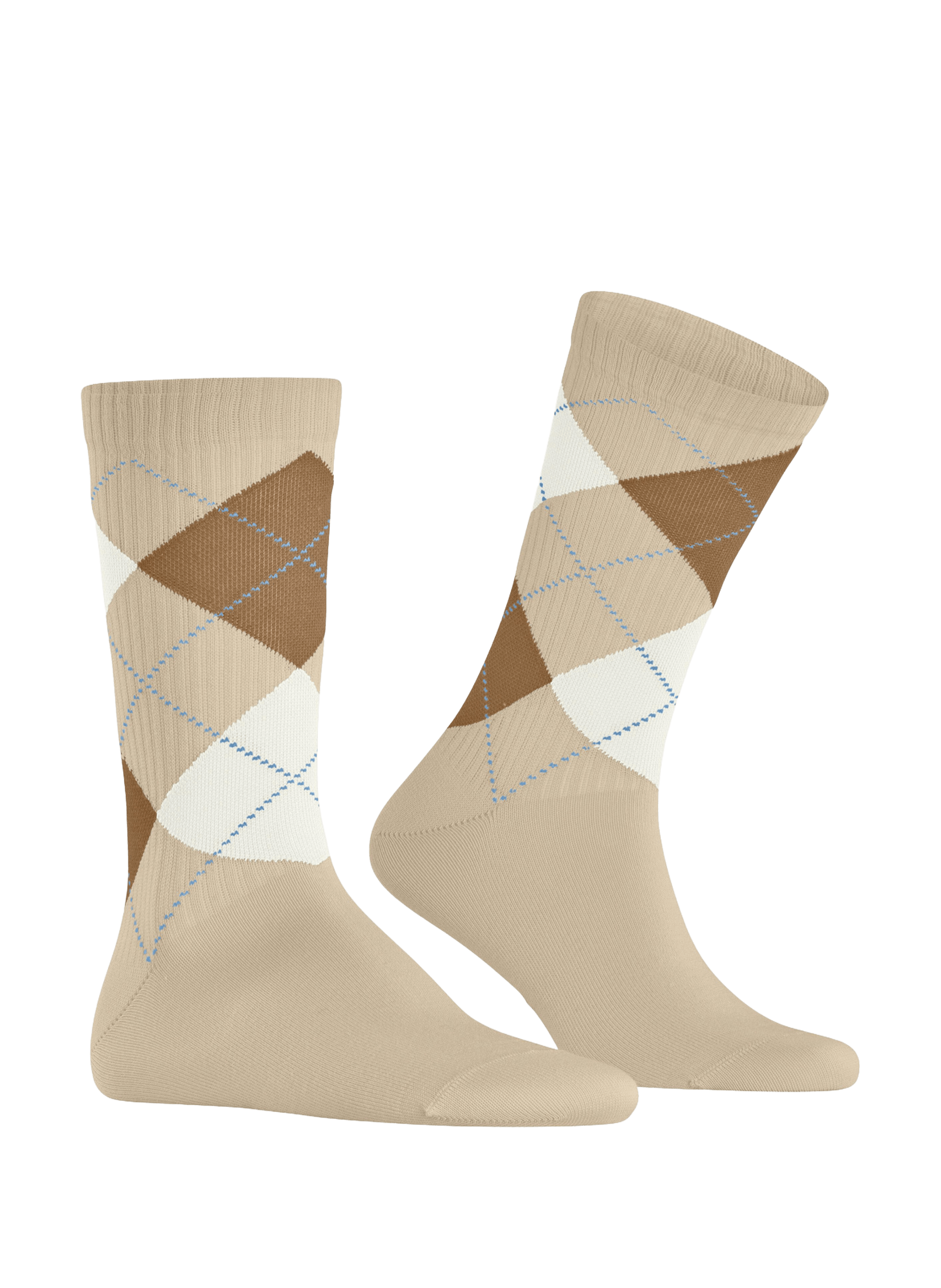 Calcetines de tenis geométricos BURLINGTON Beige