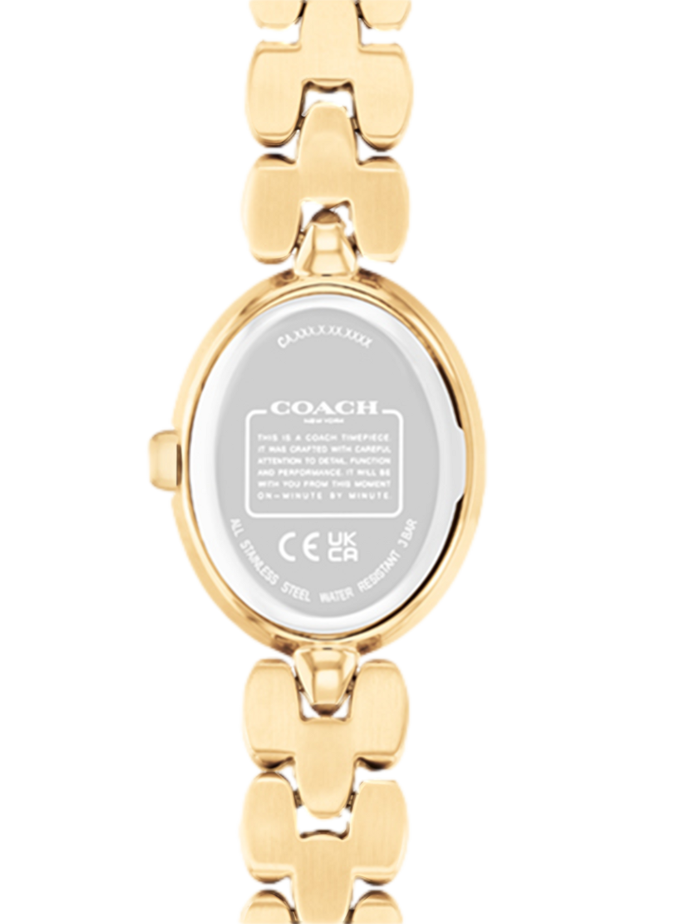 Montre quartz Sammy en acier inoxydable COACH MONTRES Doré