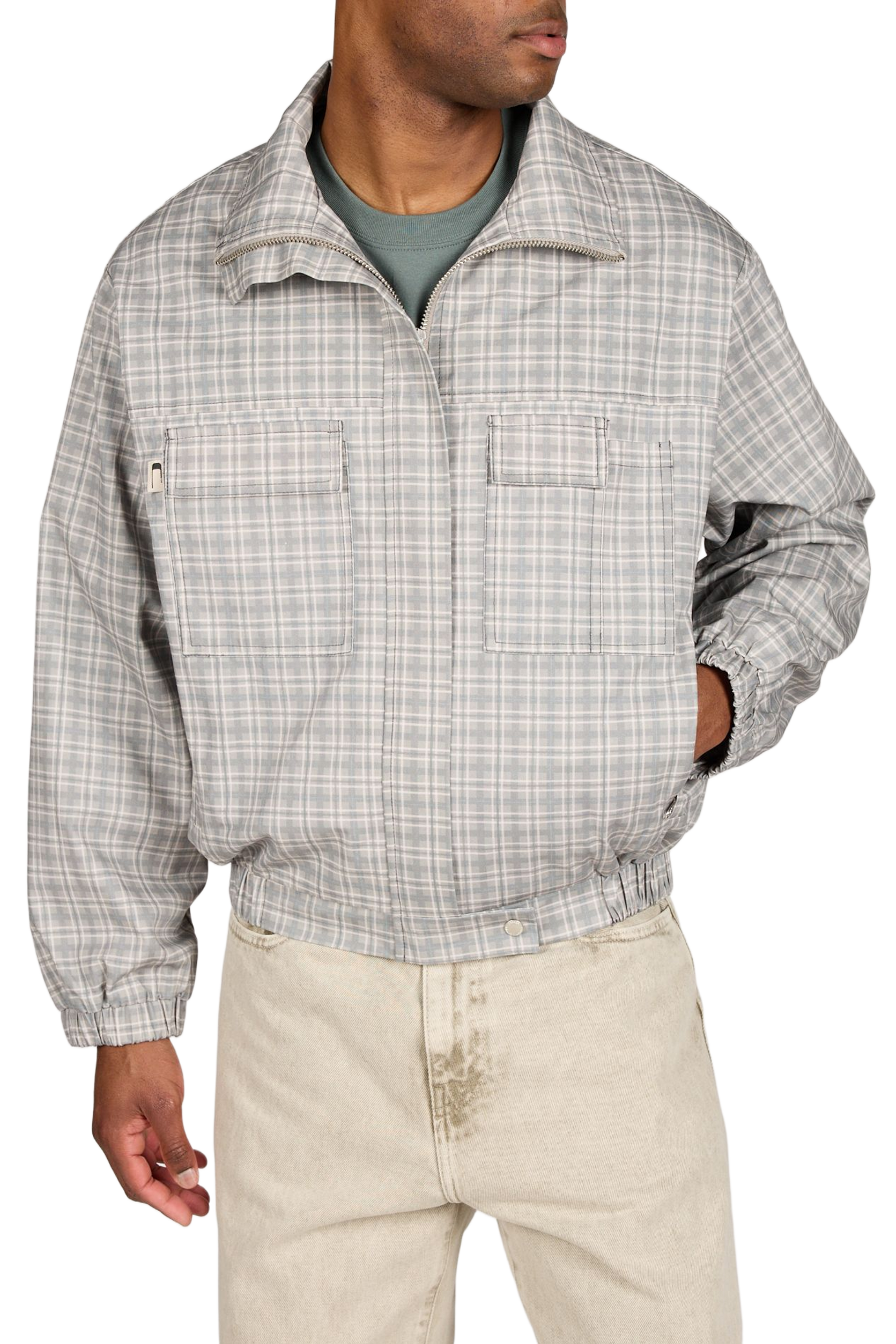 Veste Barrau à col montant CARRER Beige