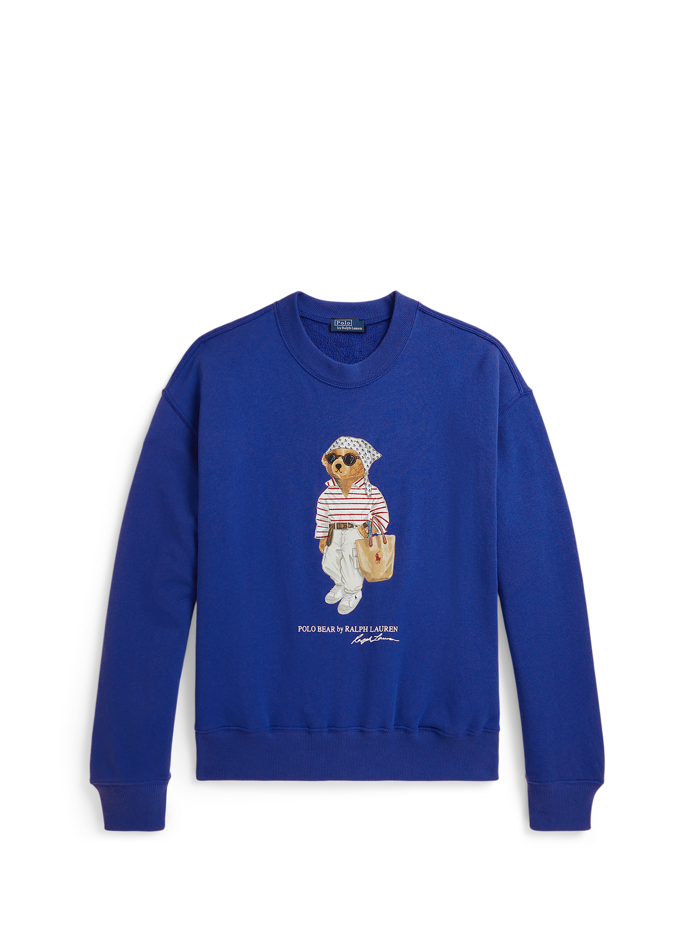 Maglione a motivo in cotone misto POLO RALPH LAUREN Blu