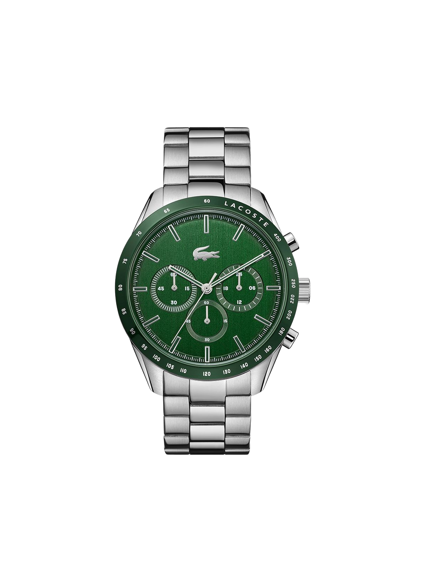 Montre quartz Boston en acier inoxydable LACOSTE MONTRES Vert