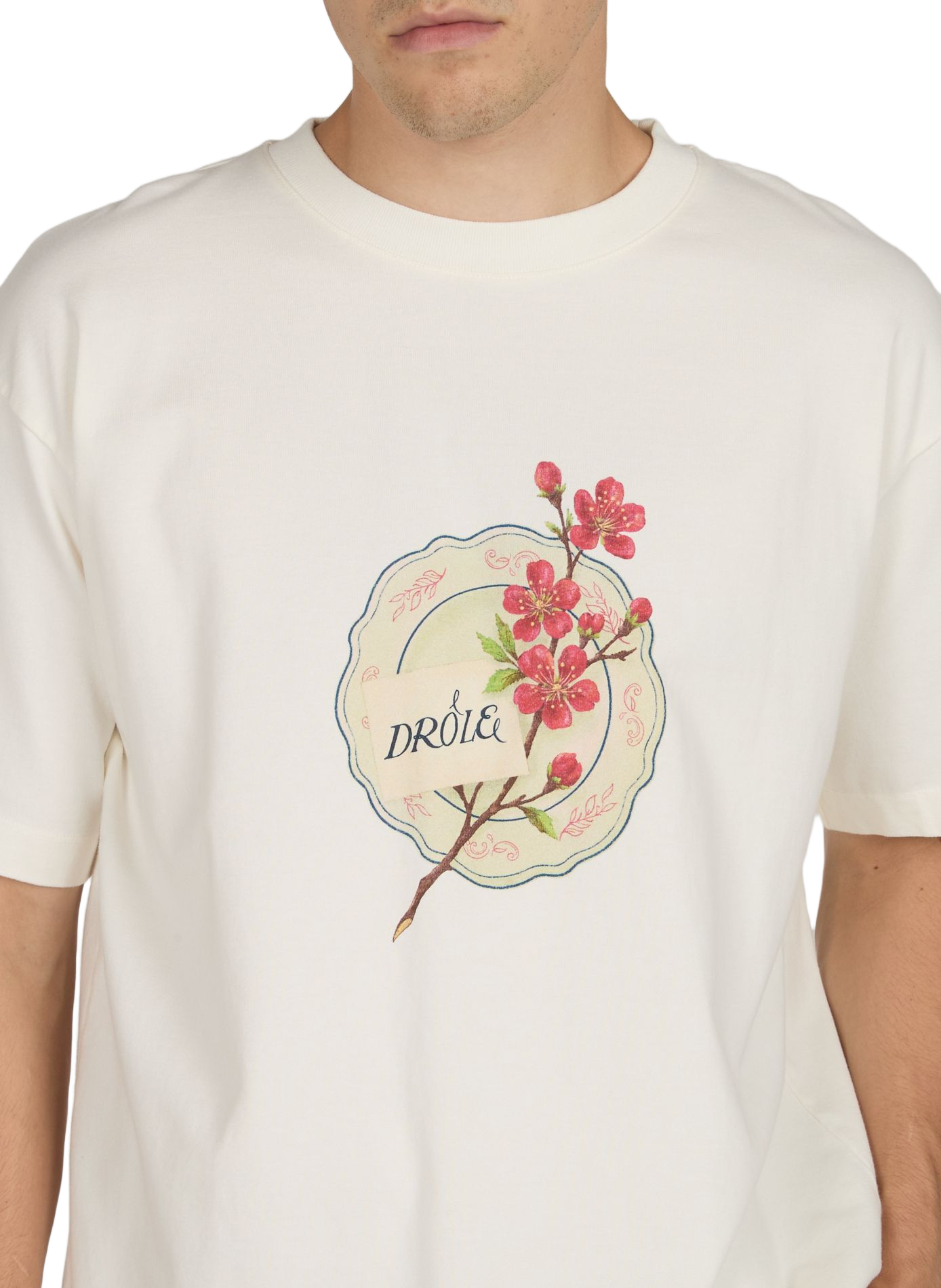 Cotton T-shirt DROLE DE MONSIEUR White