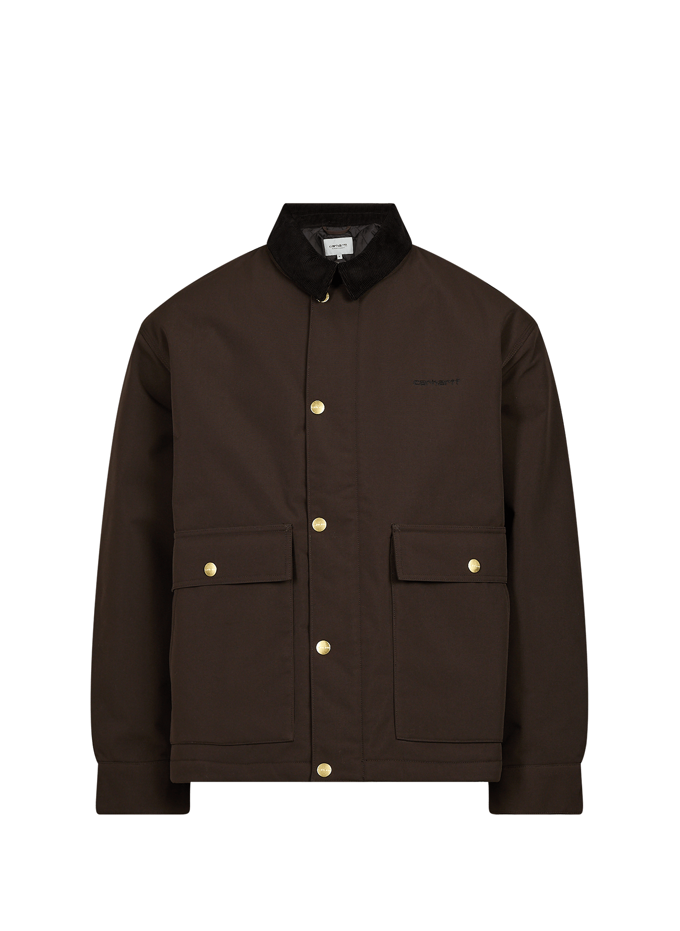 Blouson droit à col côtelé  CARHARTT WIP Marron