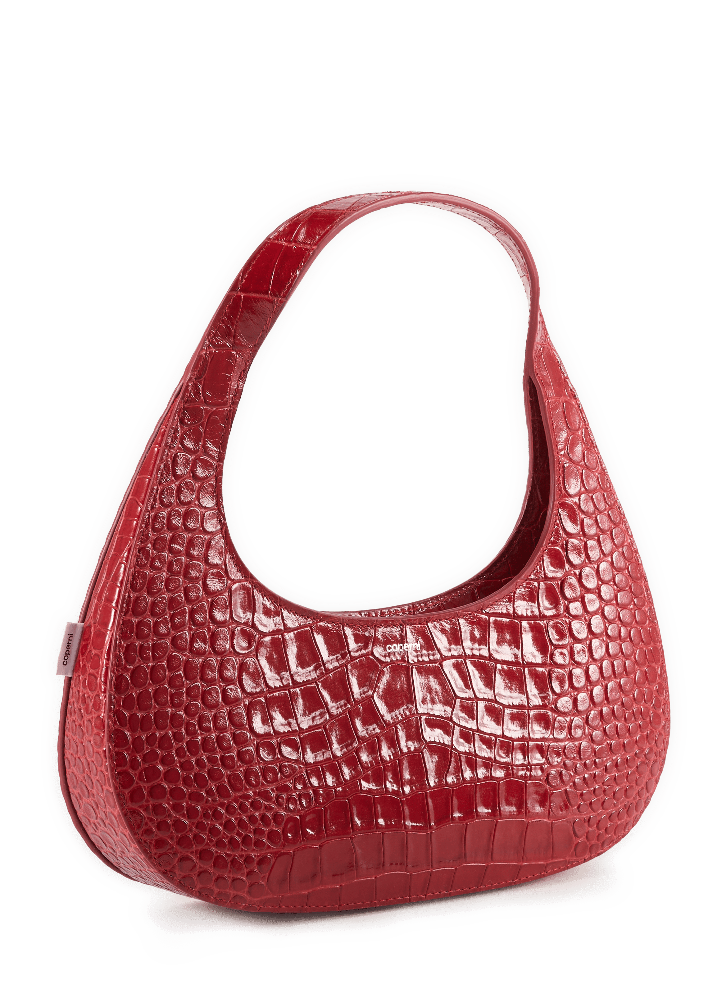 Loop Swipe croco leather handbag COPERNI Red