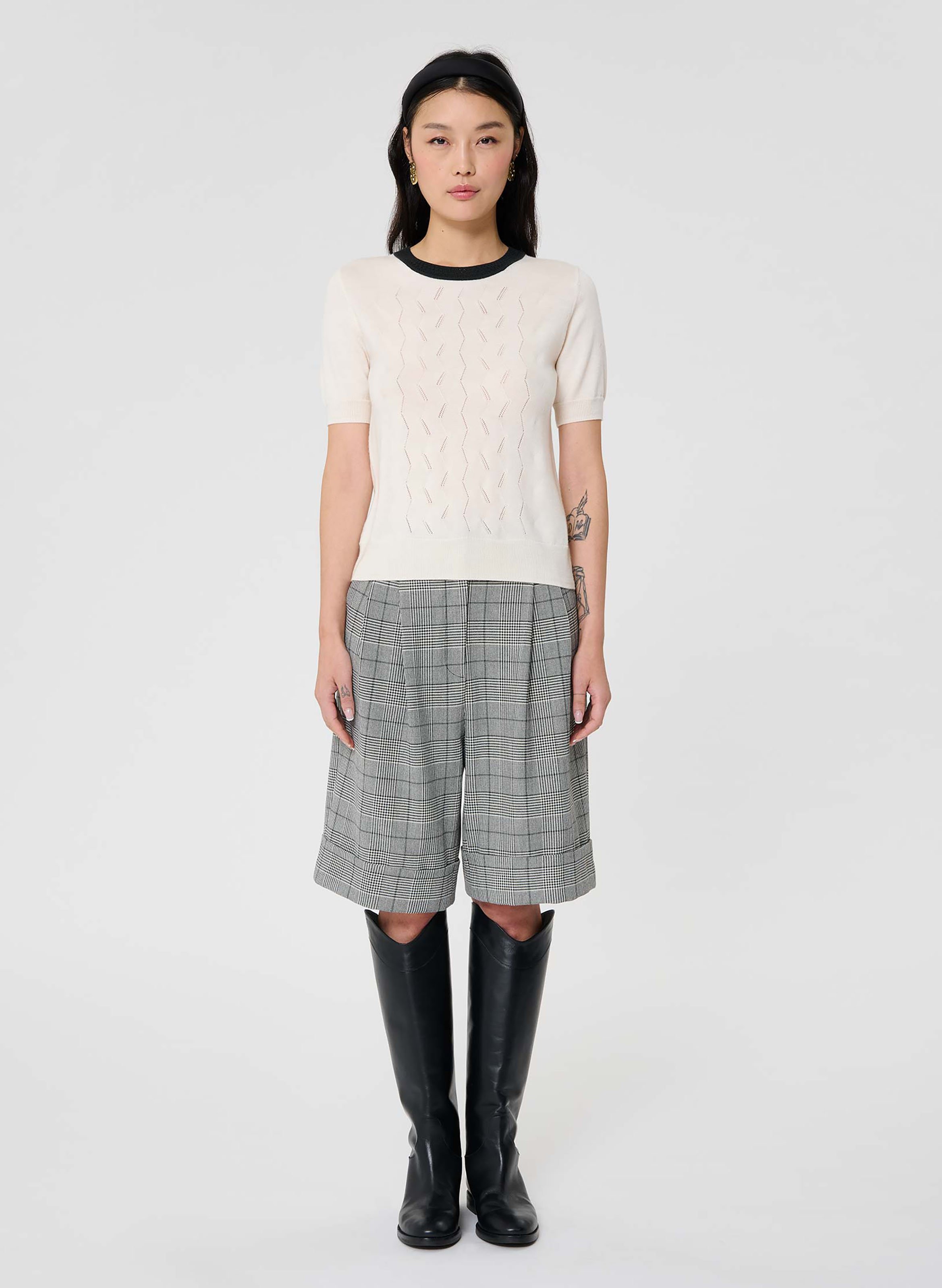 Pull pontaven TARA JARMON Blanc