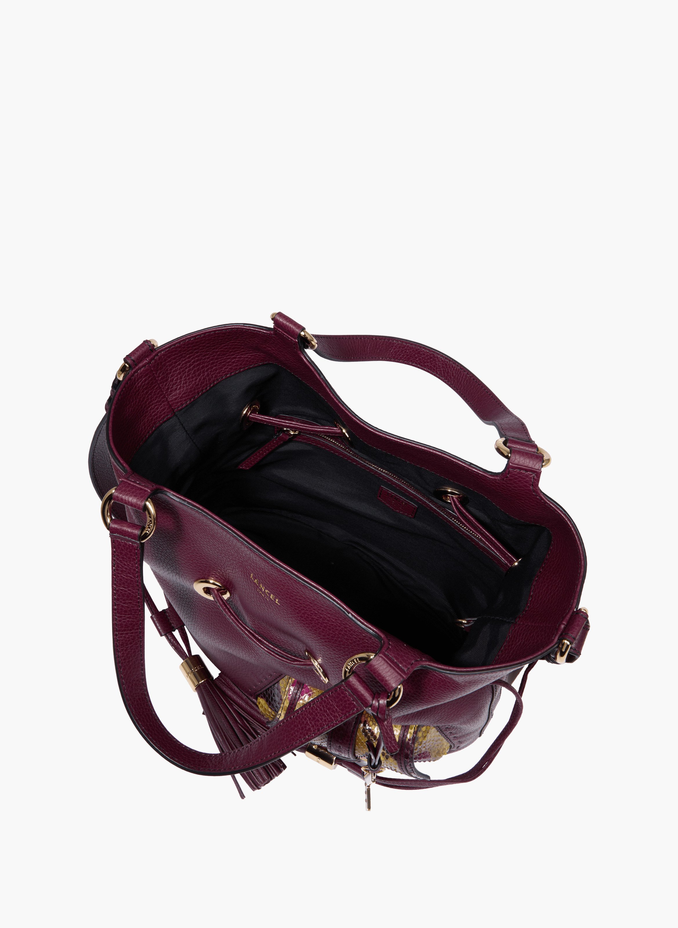 Lancel premier flirt m sac seau, multico cassis LANCEL Violet