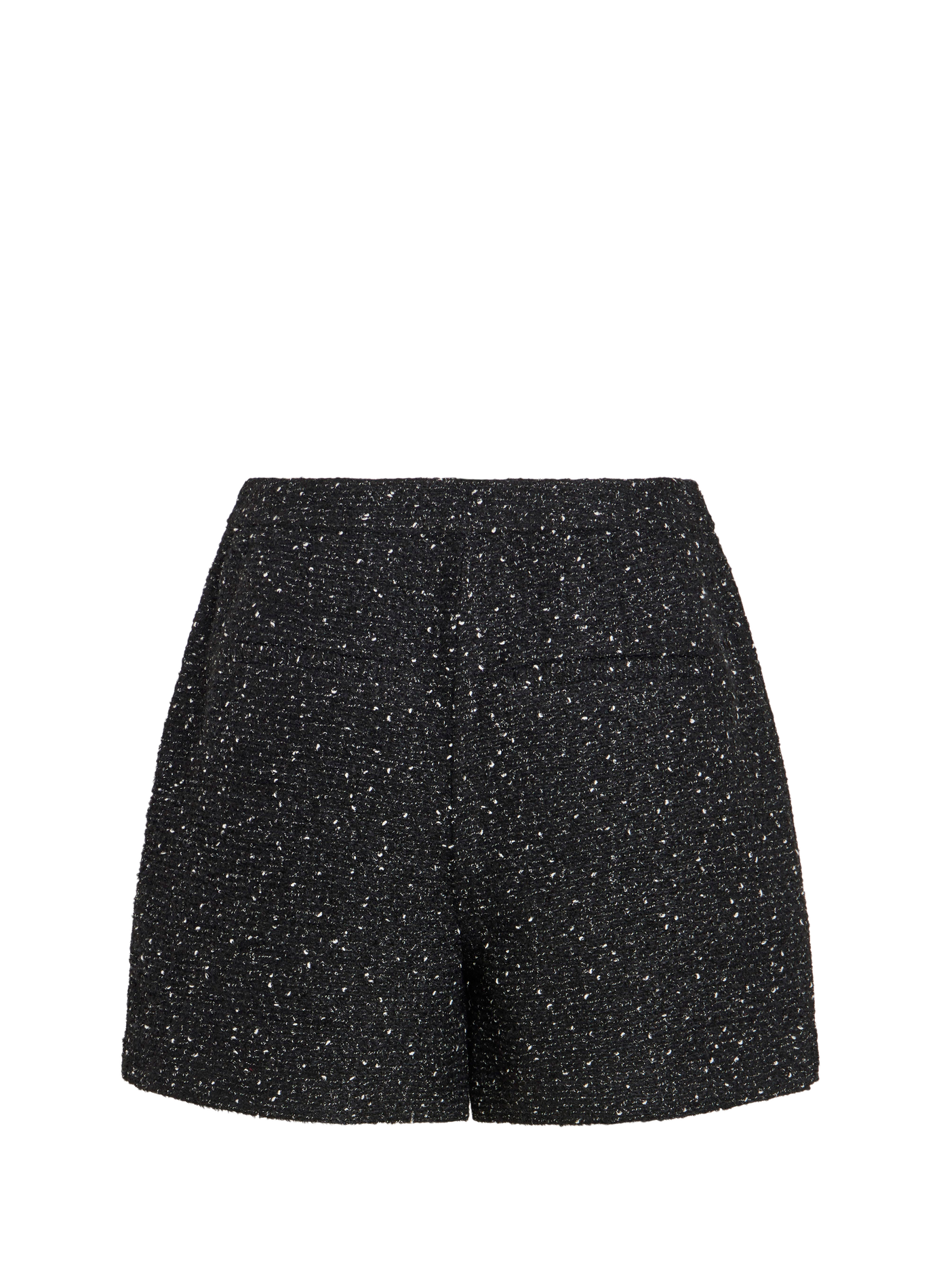 Short droit en tweed VILA Schwarz