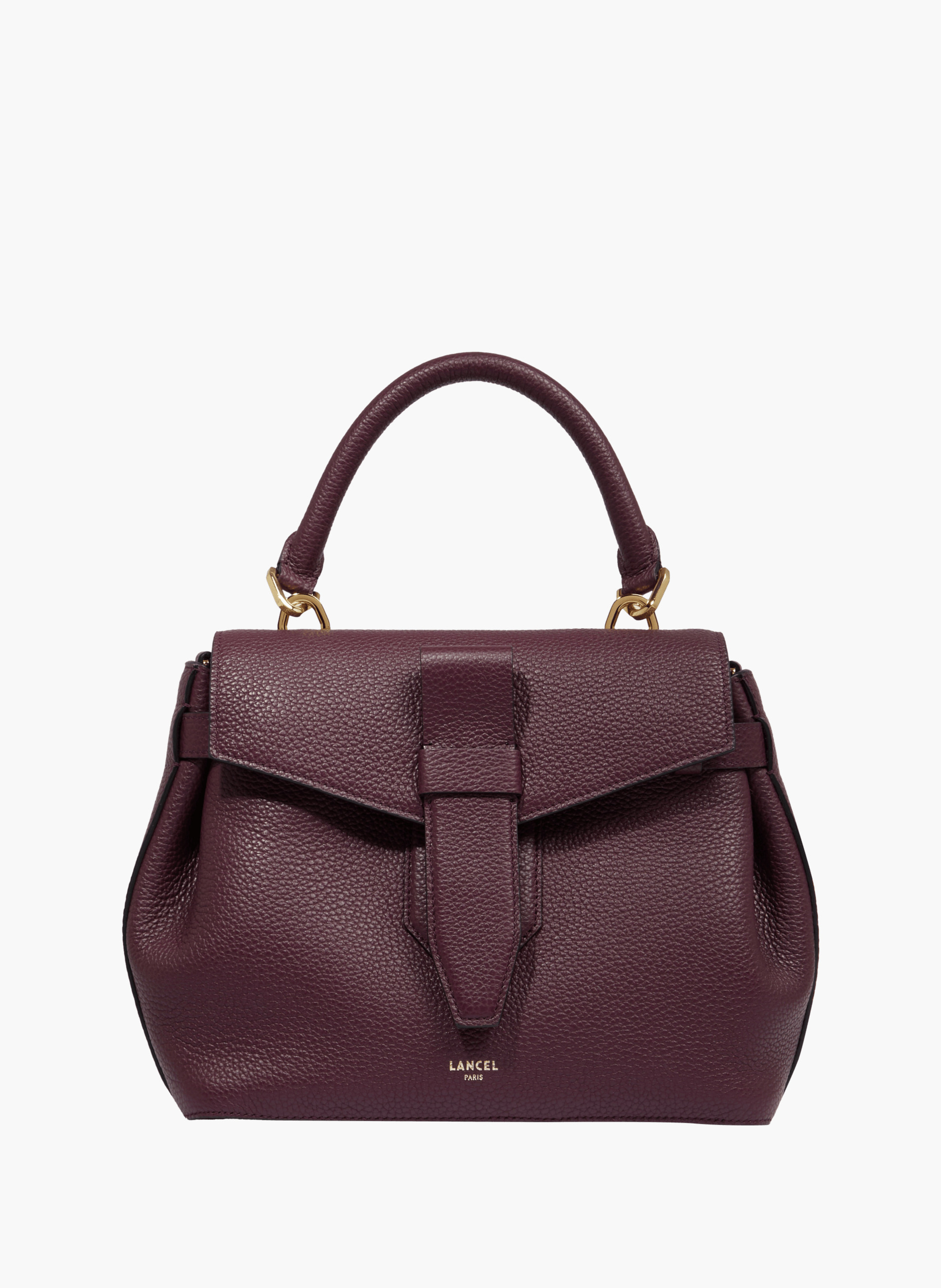 Sac porté main m charlie de lancel en cuir LANCEL Violet