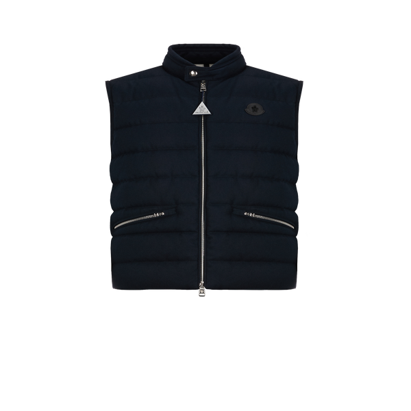 Moncler Gallienne Down Gilet In Blue