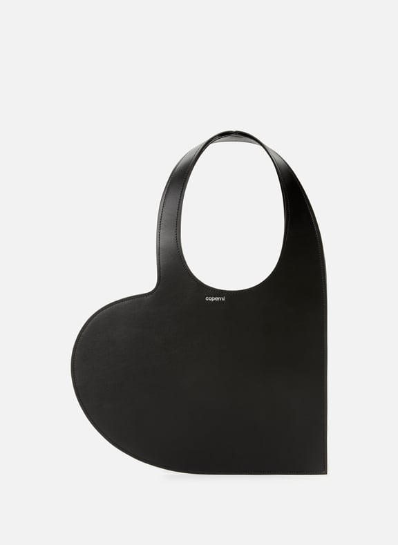 Mini Heart Tote Bag Black by COPERNI COPERNI Mini Heart Tote Bag Black