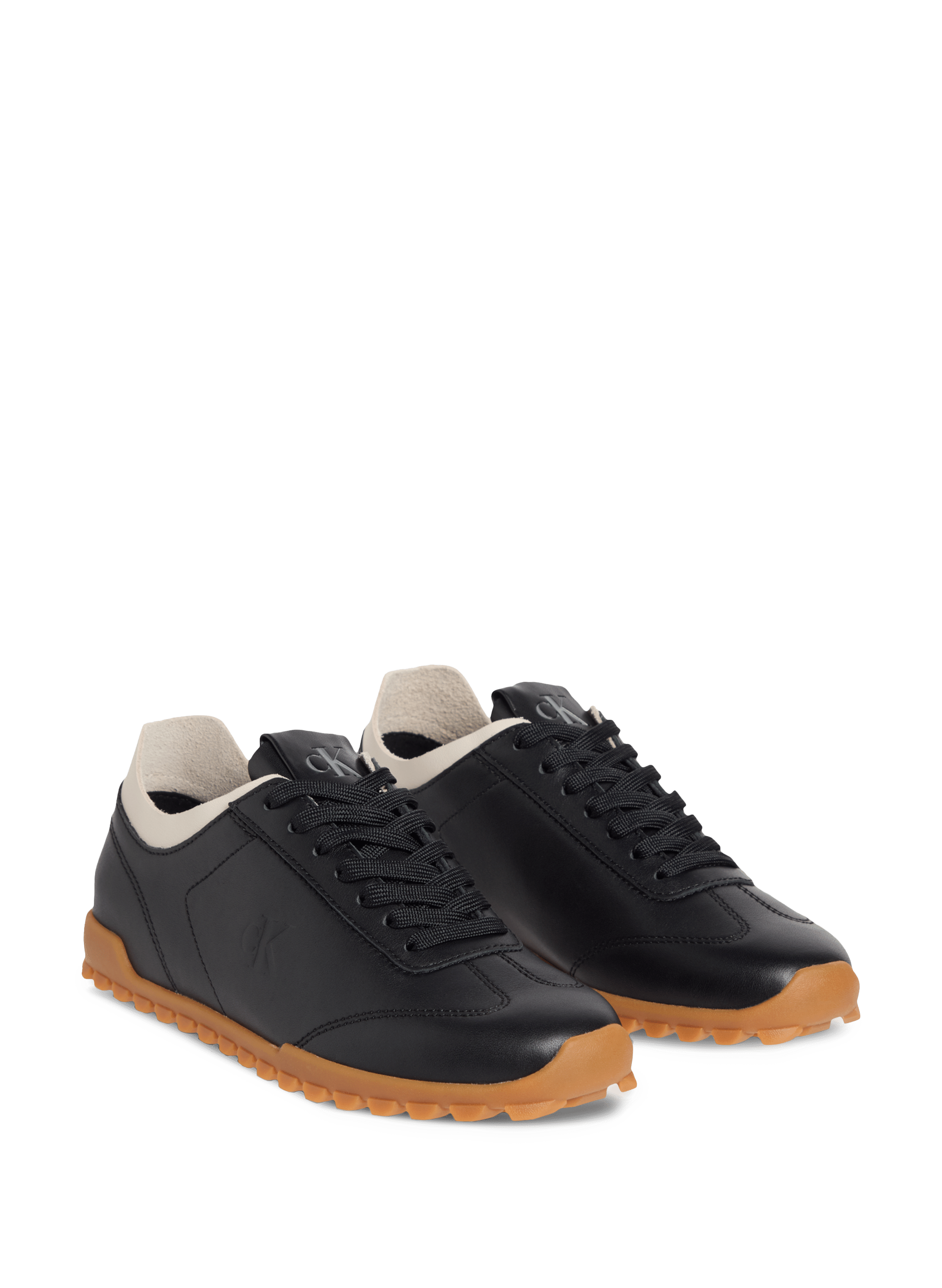 Baskets en cuir CALVIN KLEIN Noir