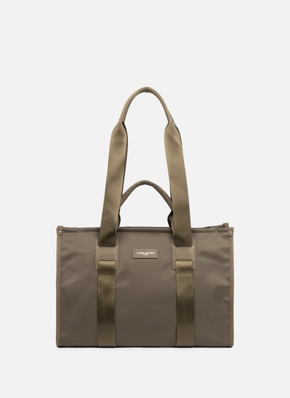 Large tote bag - Basic Faculty Brown by LANCASTER LANCASTER Large tote bag - Basic Faculty Brown