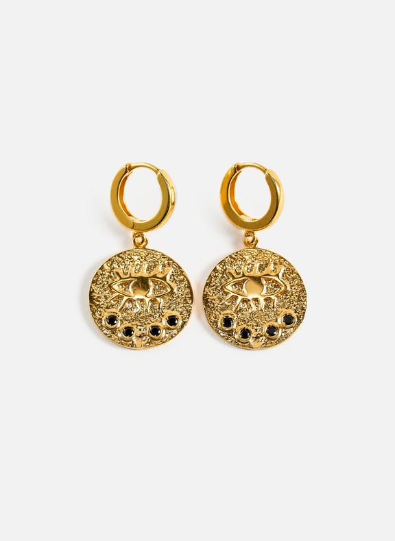 Boucles d'oreille Kressida Doré by HERMINA ATHENS HERMINA ATHENS Boucles d'oreille Kressida Doré