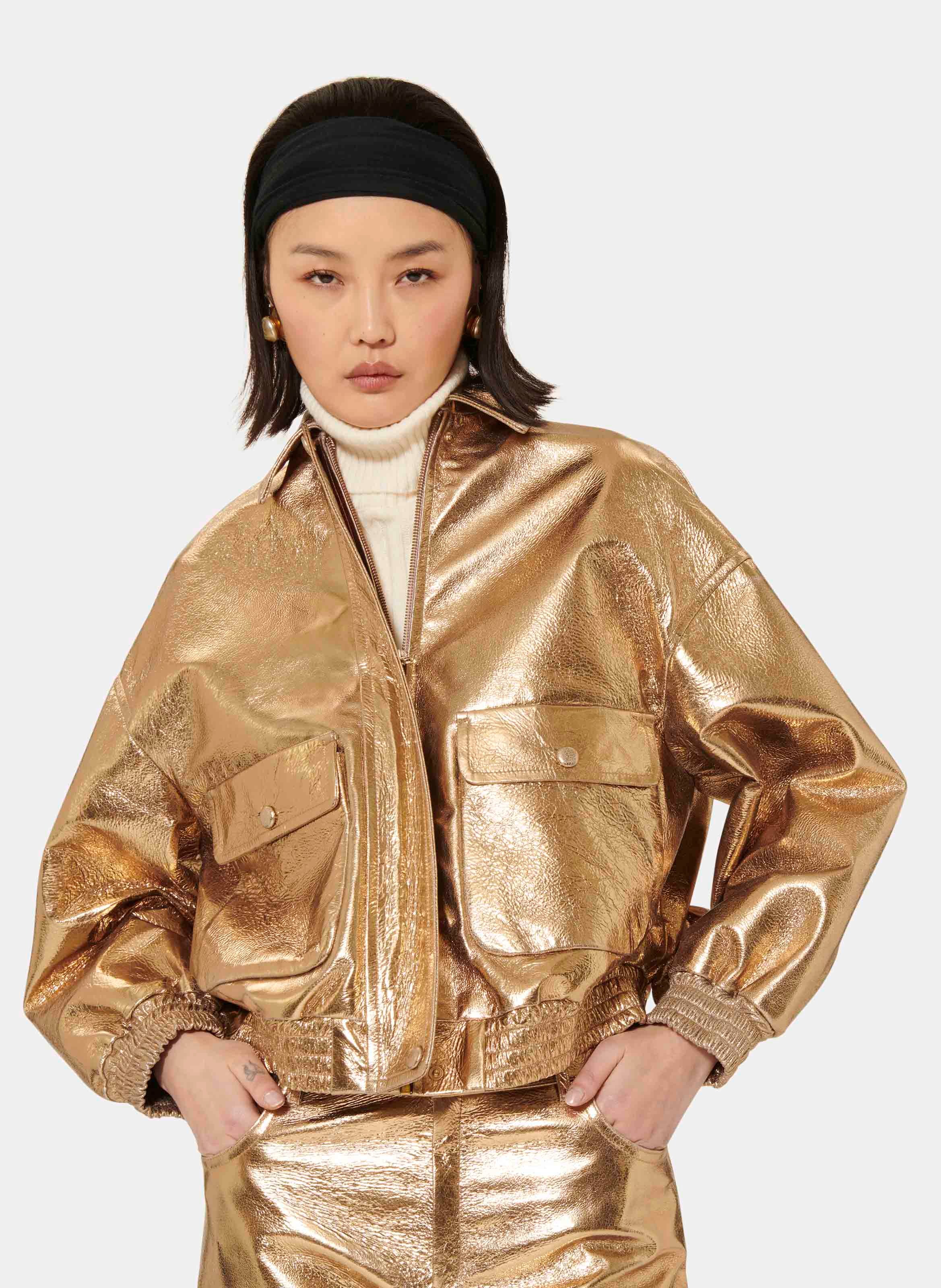 Blouson bibba TARA JARMON Doré