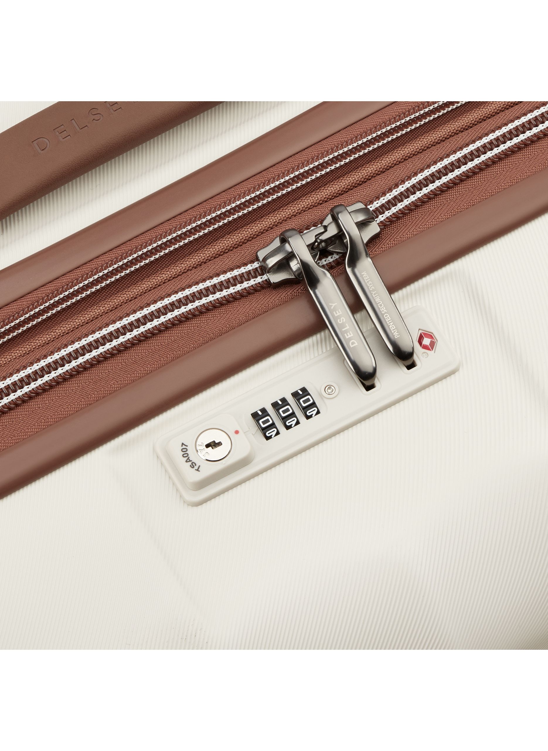 Valise soute rigide taille xl - carrousel 2 DELSEY PARIS Blanc