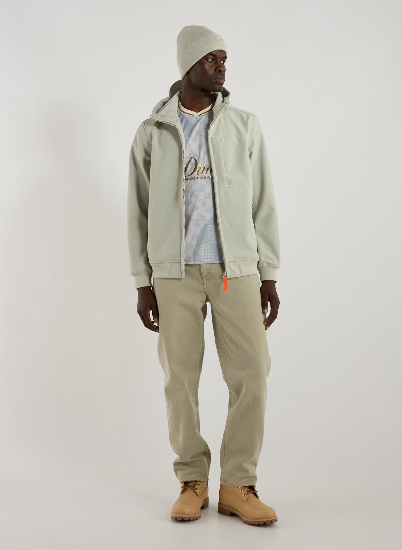 Softshell Hooded Jacket GERTRUDE ET GASTON Green