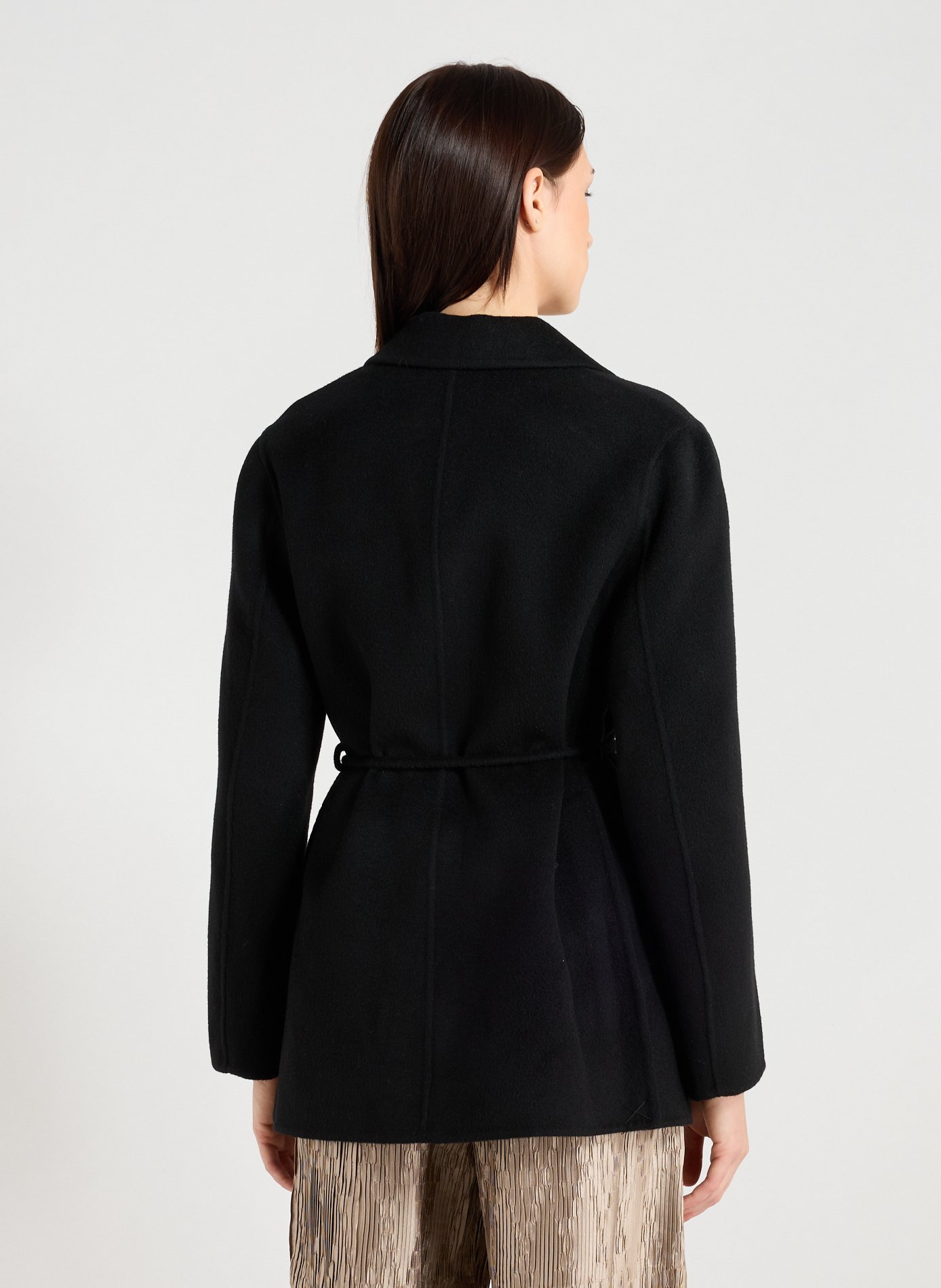 Two-tone wool blazer BY MALENE BIRGER Black