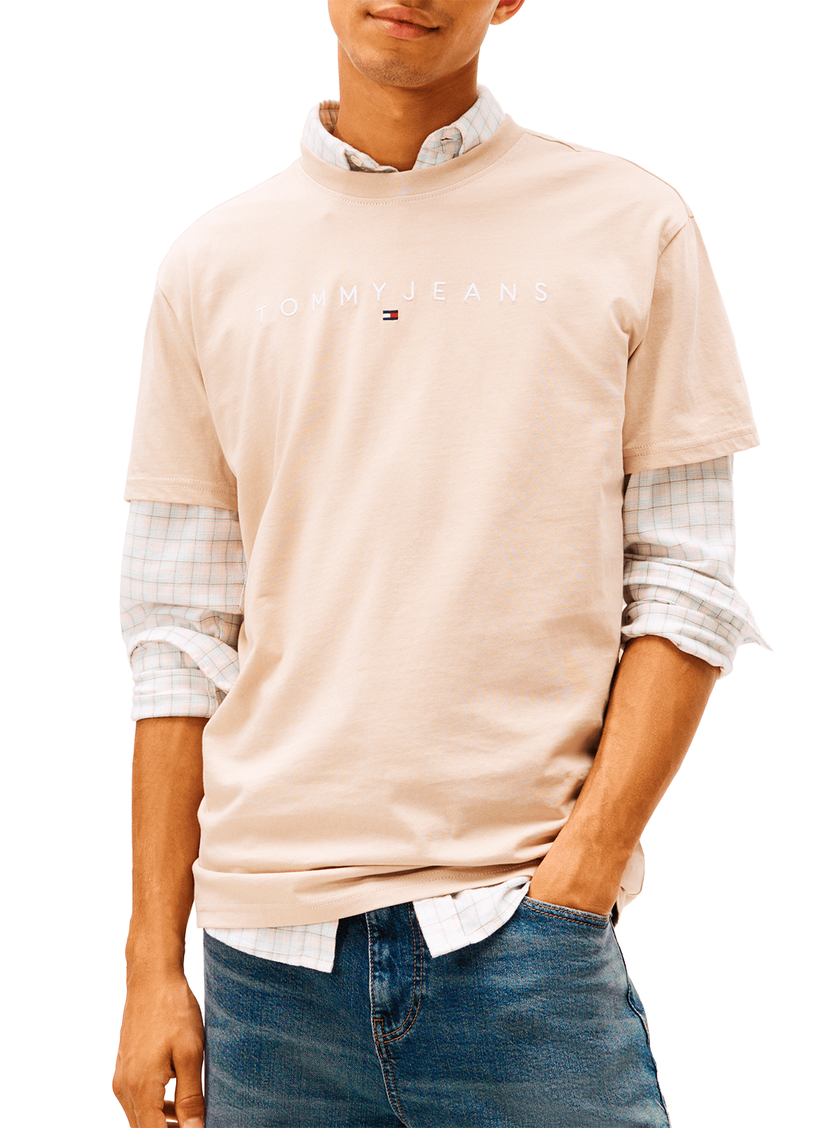 TOMMY HILFIGER SCOOP NECK Beige