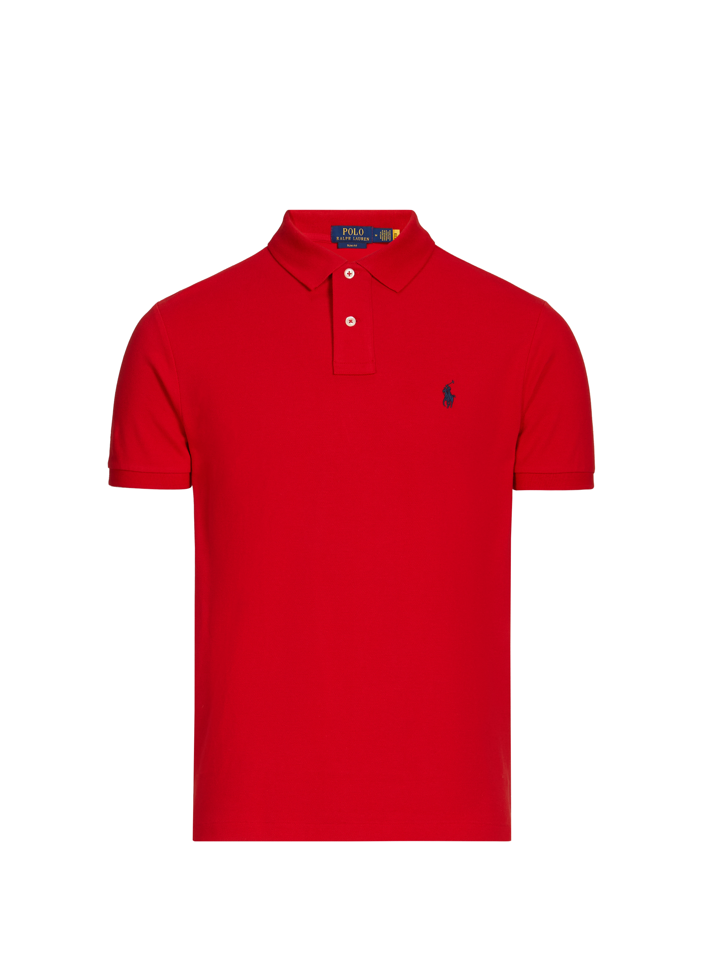 POLO RALPH LAUREN Cotton piqué logo polo shirt Red