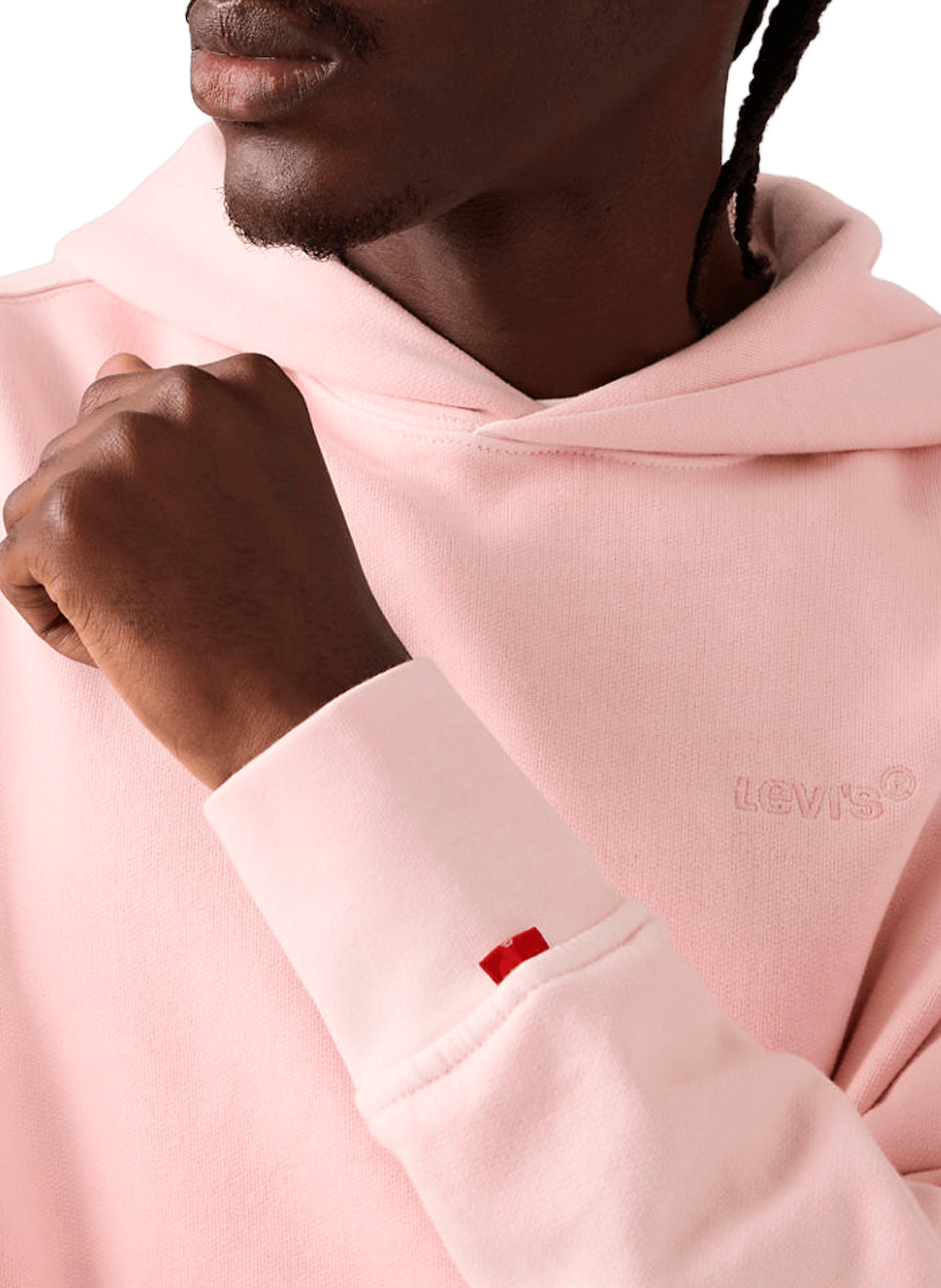 Authentic Hooded Sweatshirt in Blended Cotton LEVI'S Pink