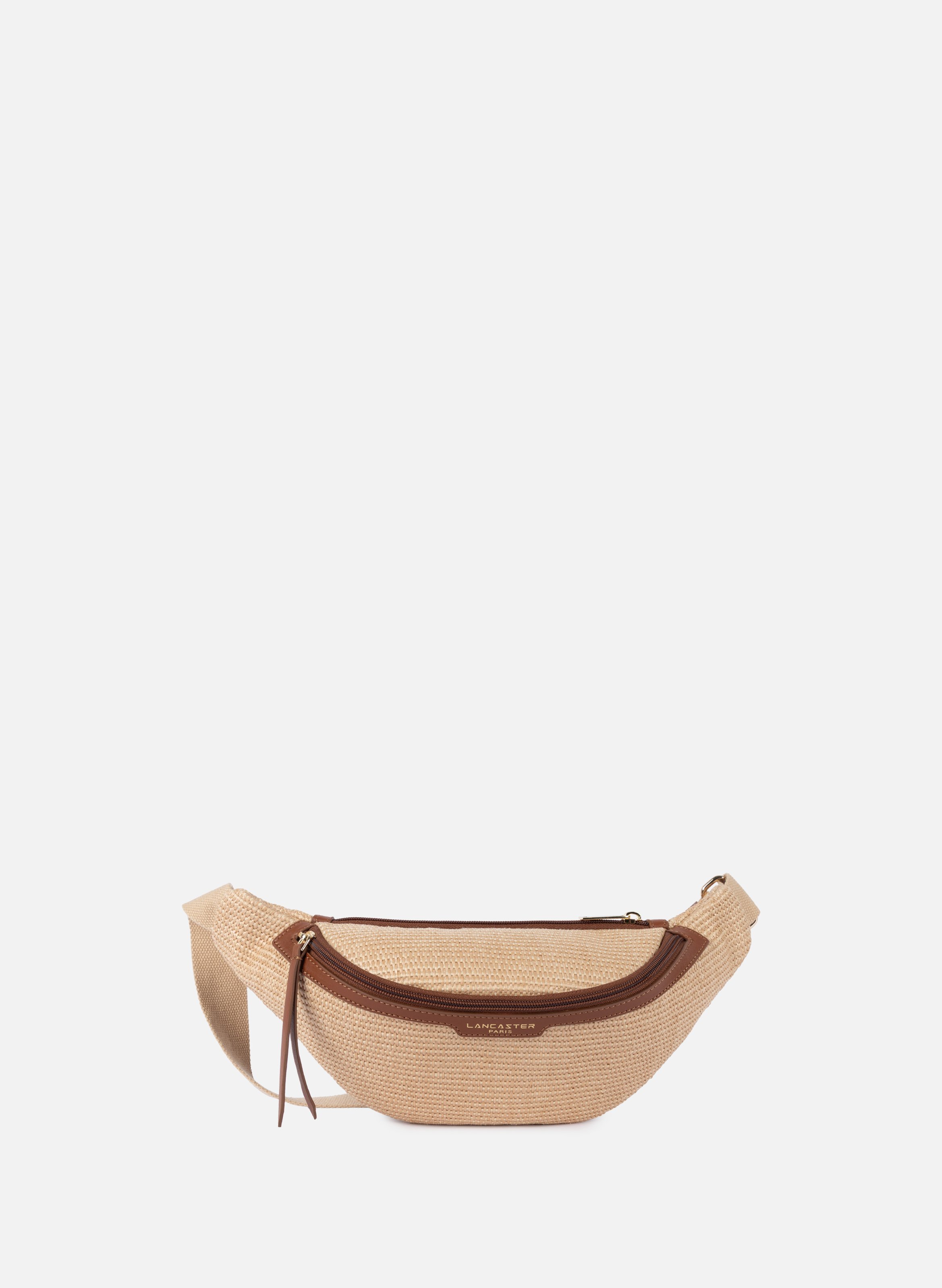 Sac banane - mini osier LANCASTER Marron