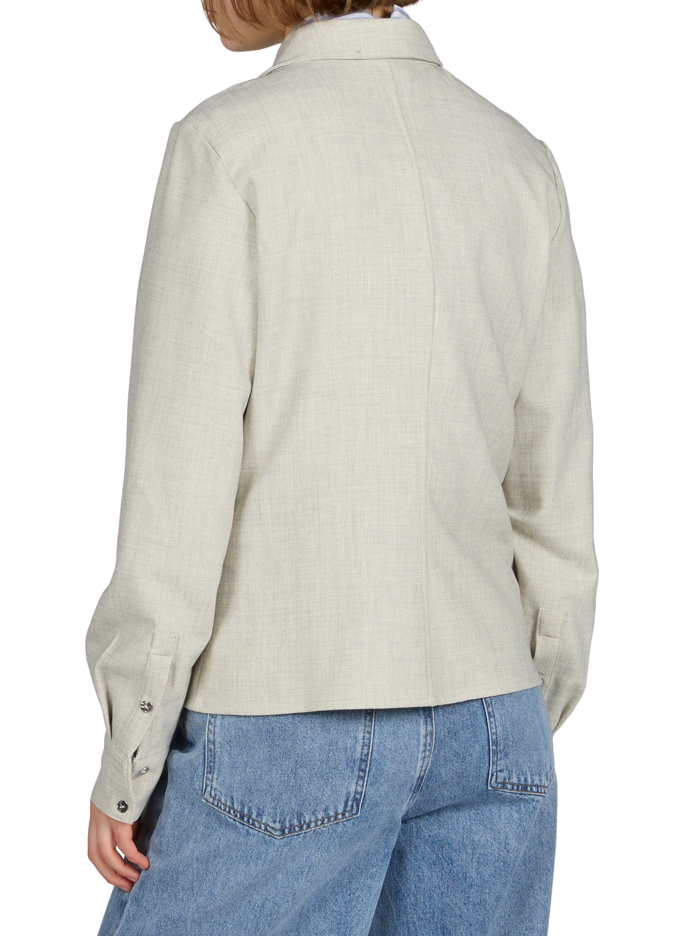 Chemise cintrée boutonnée OBJECT Gris