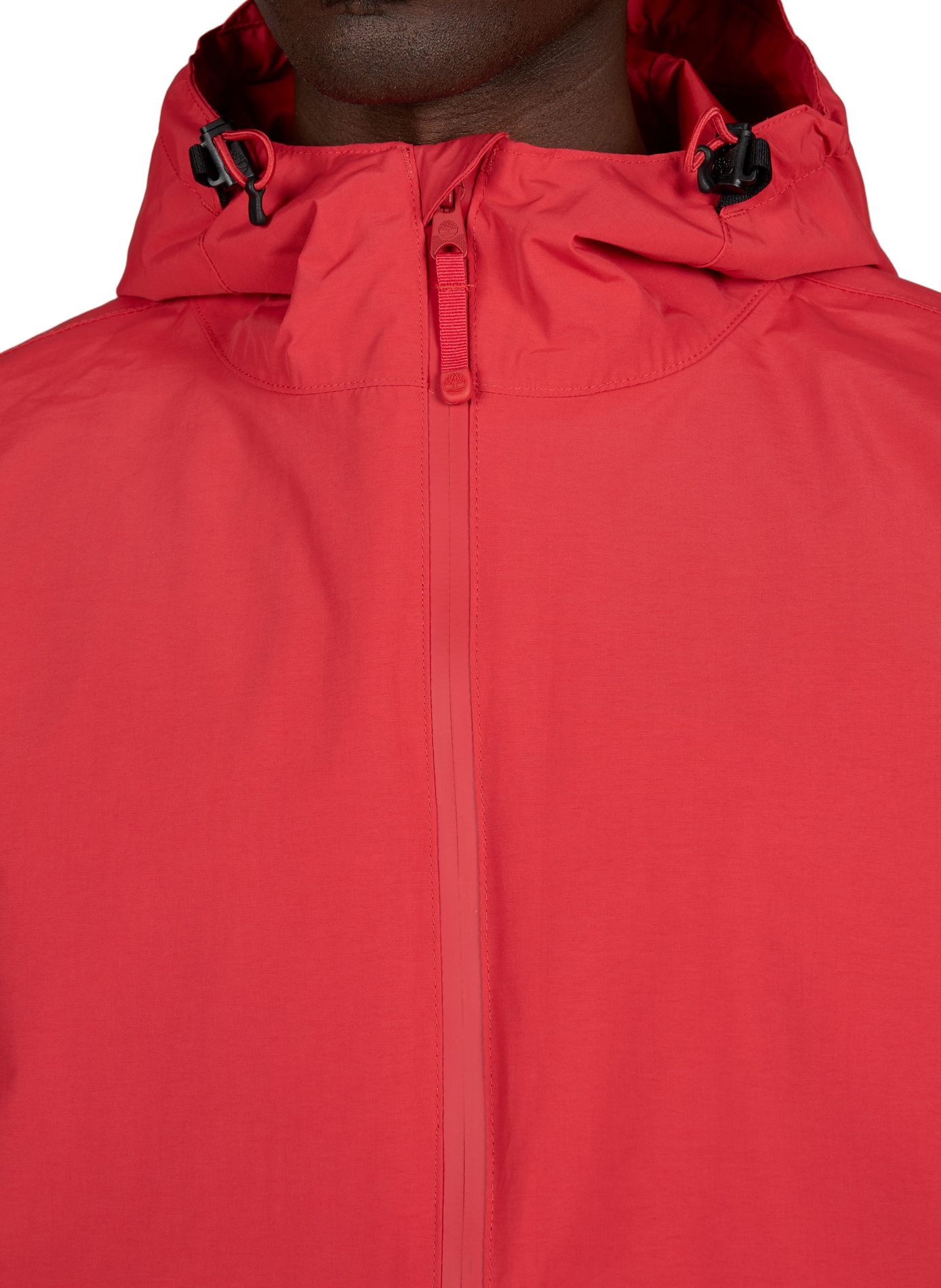 Plain hooded jacket TIMBERLAND Red