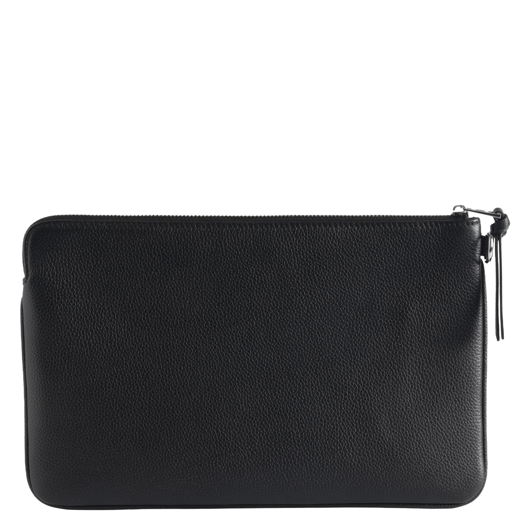 Pochette en cuir grainé avec signature ailes angel ZADIG&VOLTAIRE Noir